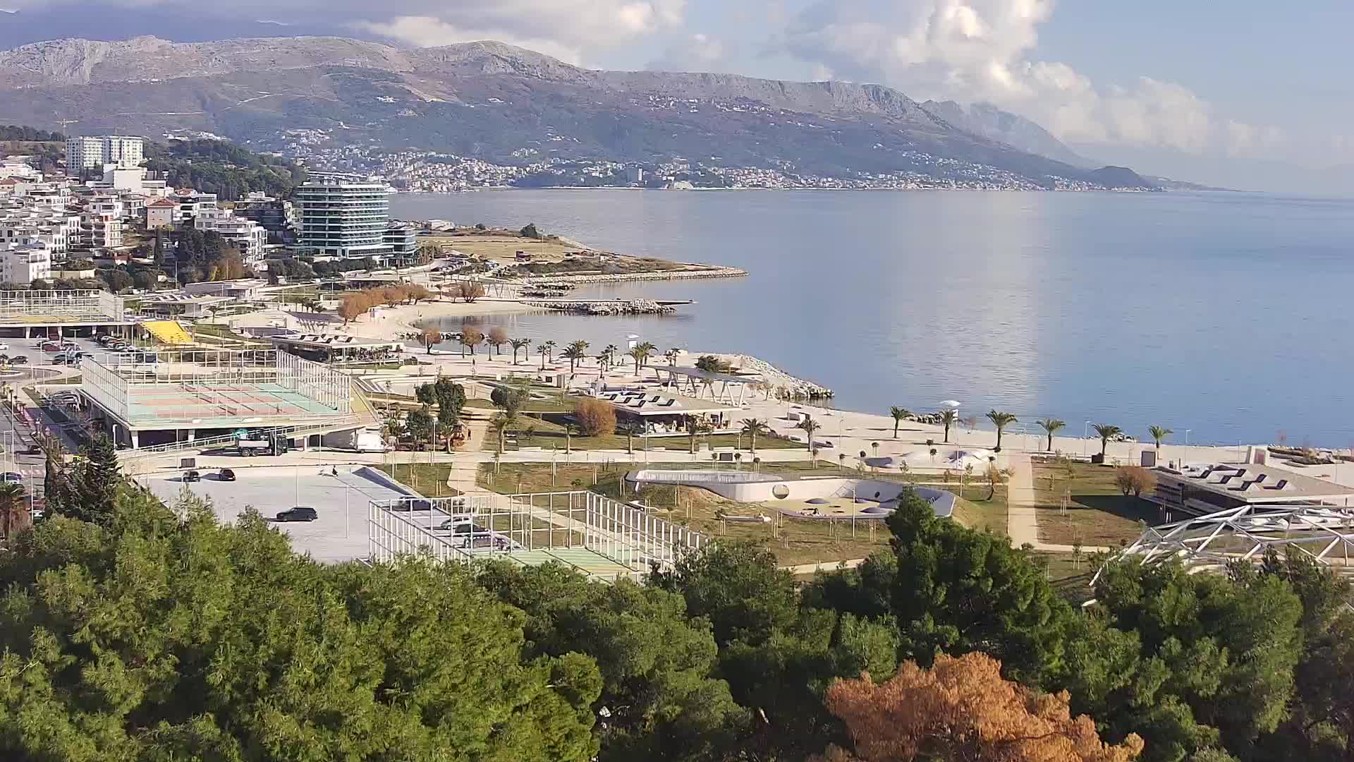 Playa Žnjan e instalaciones deportivas – Split