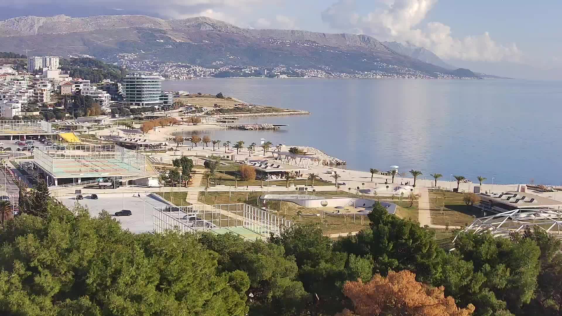 Plage Žnjan et installations sportives – Split