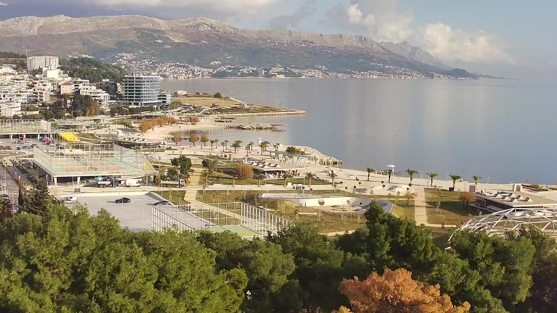 Playa Žnjan e instalaciones deportivas – Split