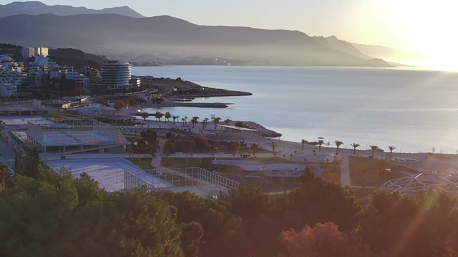 Playa Žnjan e instalaciones deportivas – Split