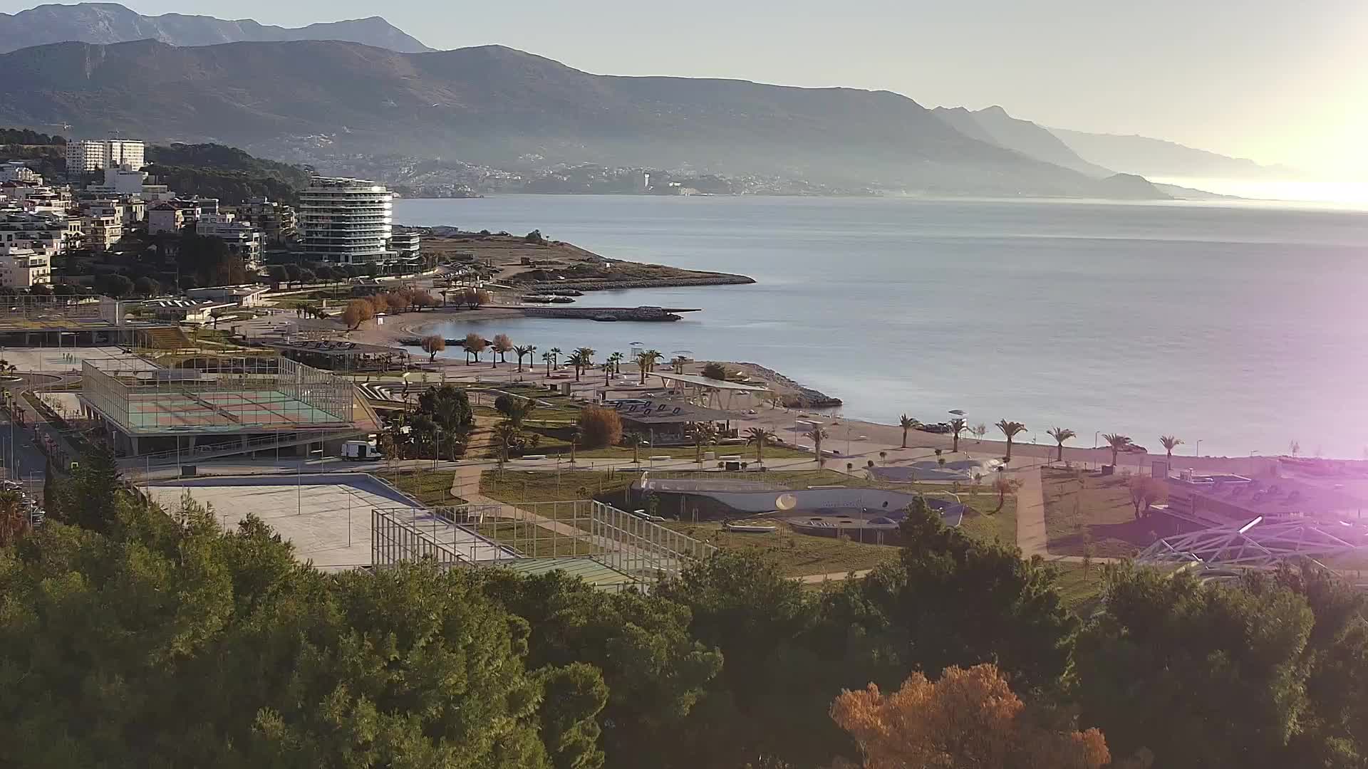 Plage Žnjan et installations sportives – Split