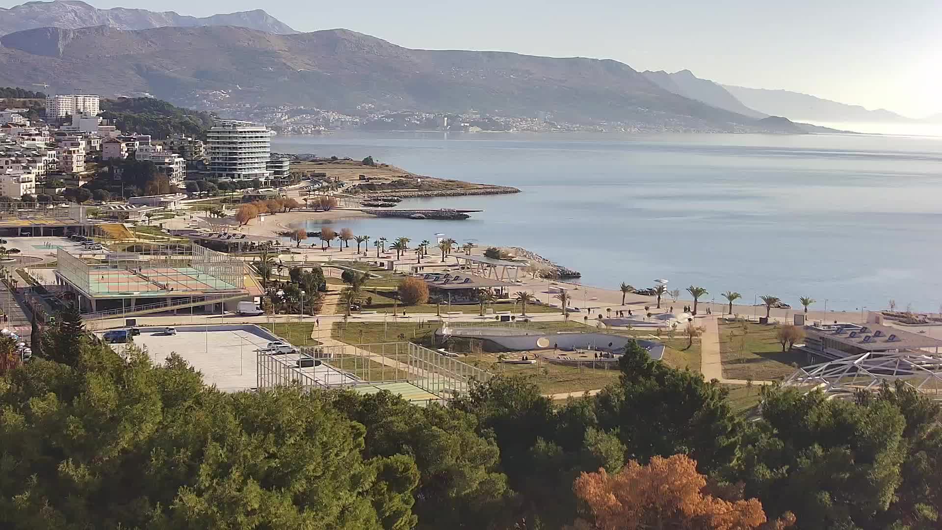 Plage Žnjan et installations sportives – Split