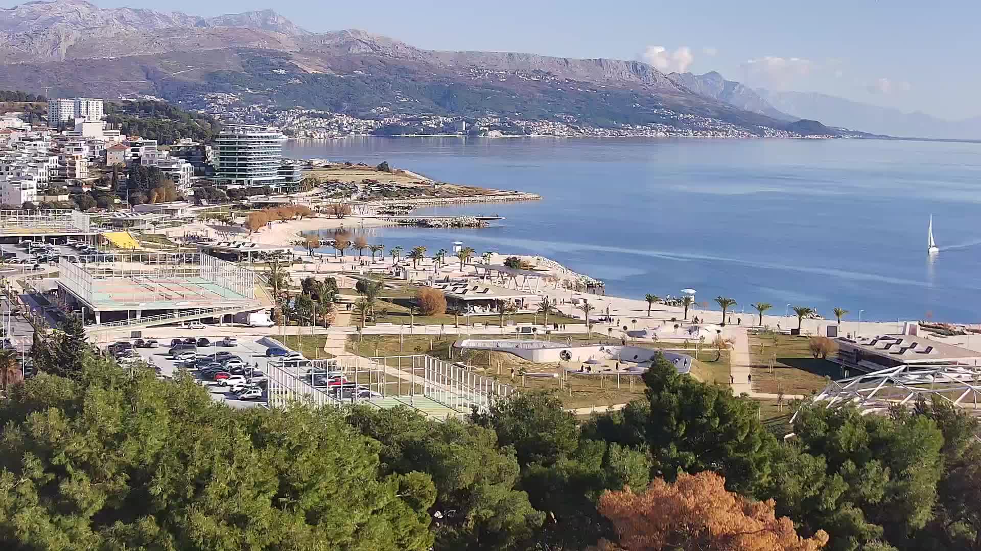 Playa Žnjan e instalaciones deportivas – Split