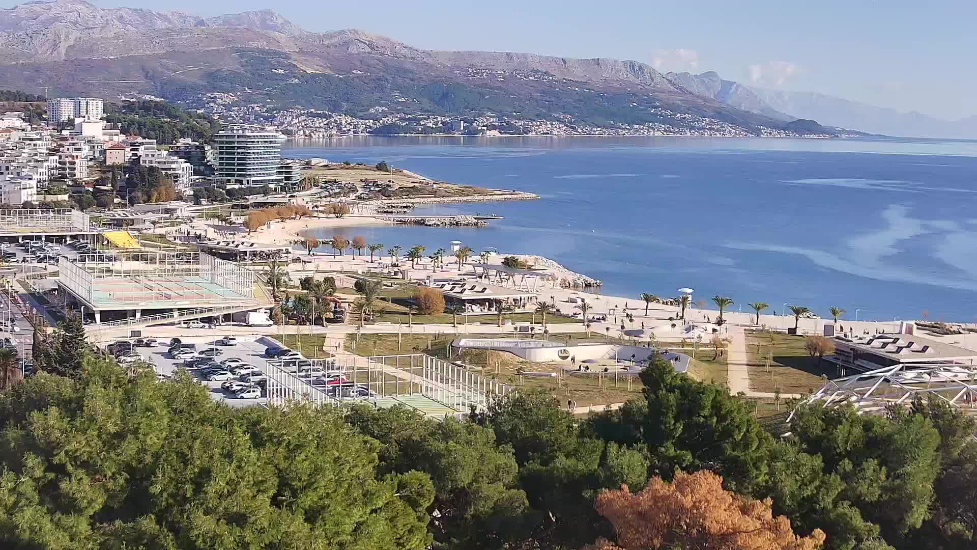 Playa Žnjan e instalaciones deportivas – Split
