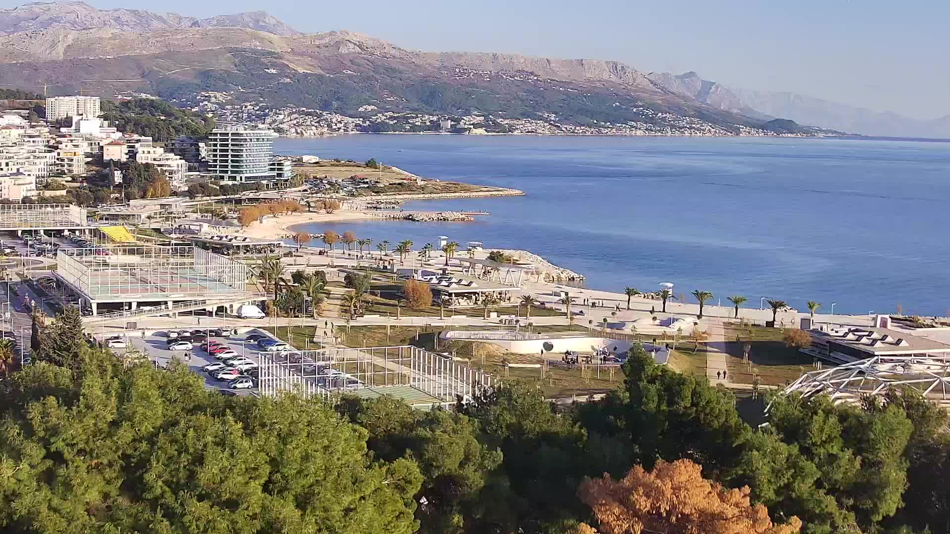Playa Žnjan e instalaciones deportivas – Split