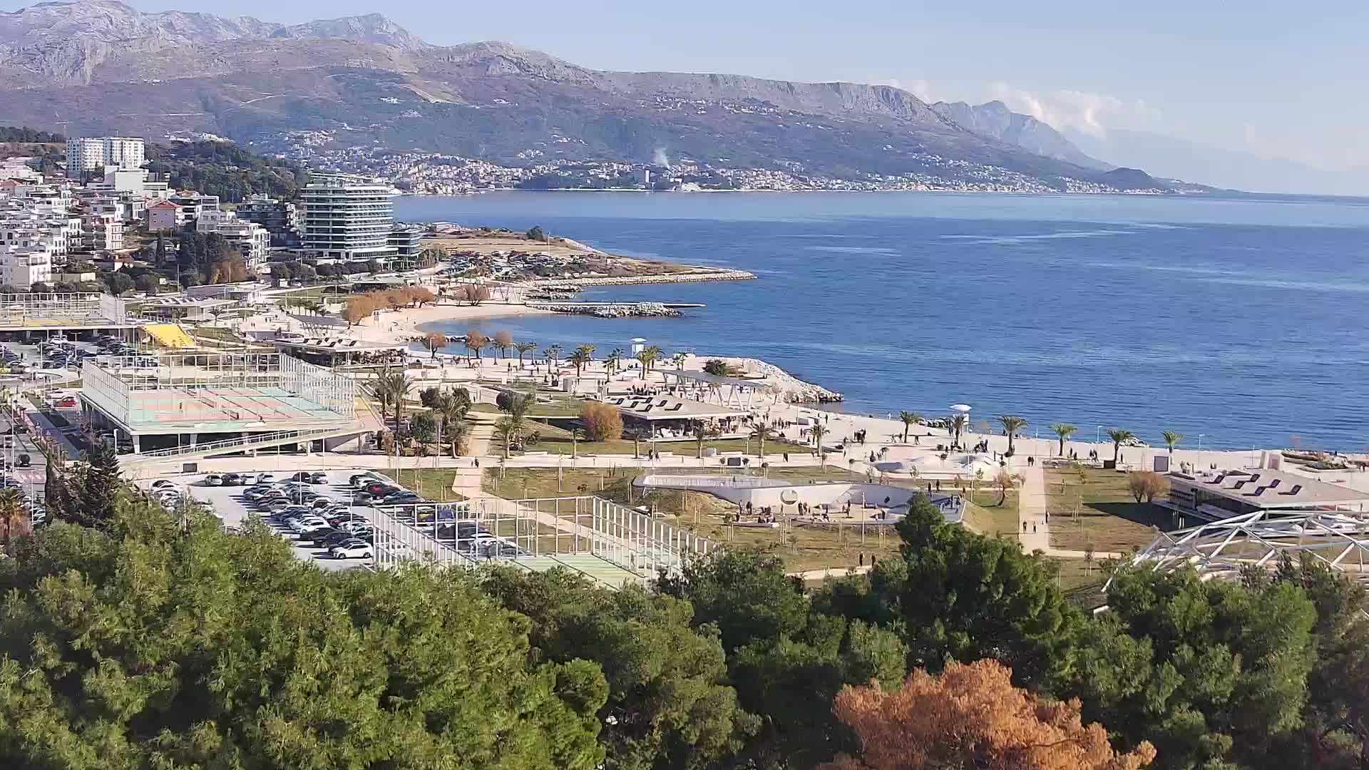 Plage Žnjan et installations sportives – Split