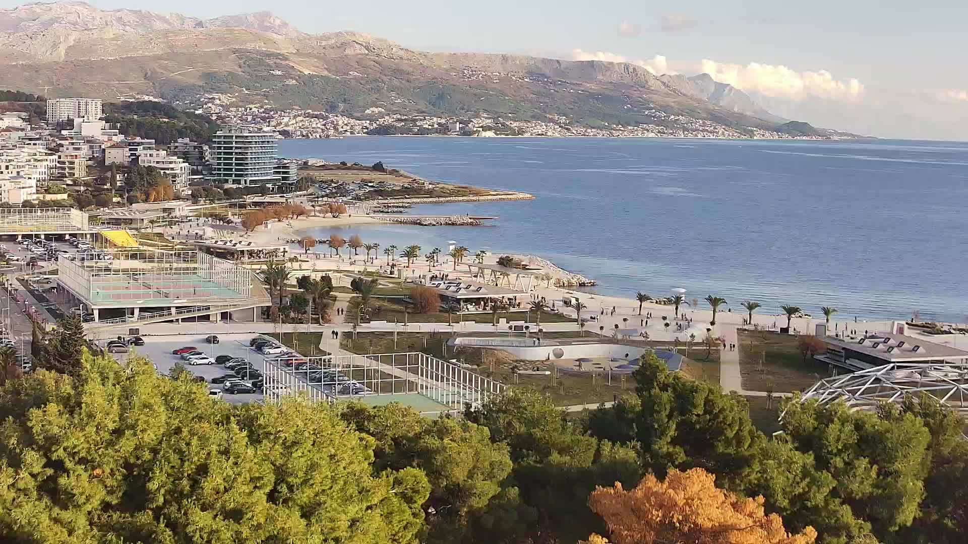 Plage Žnjan et installations sportives – Split