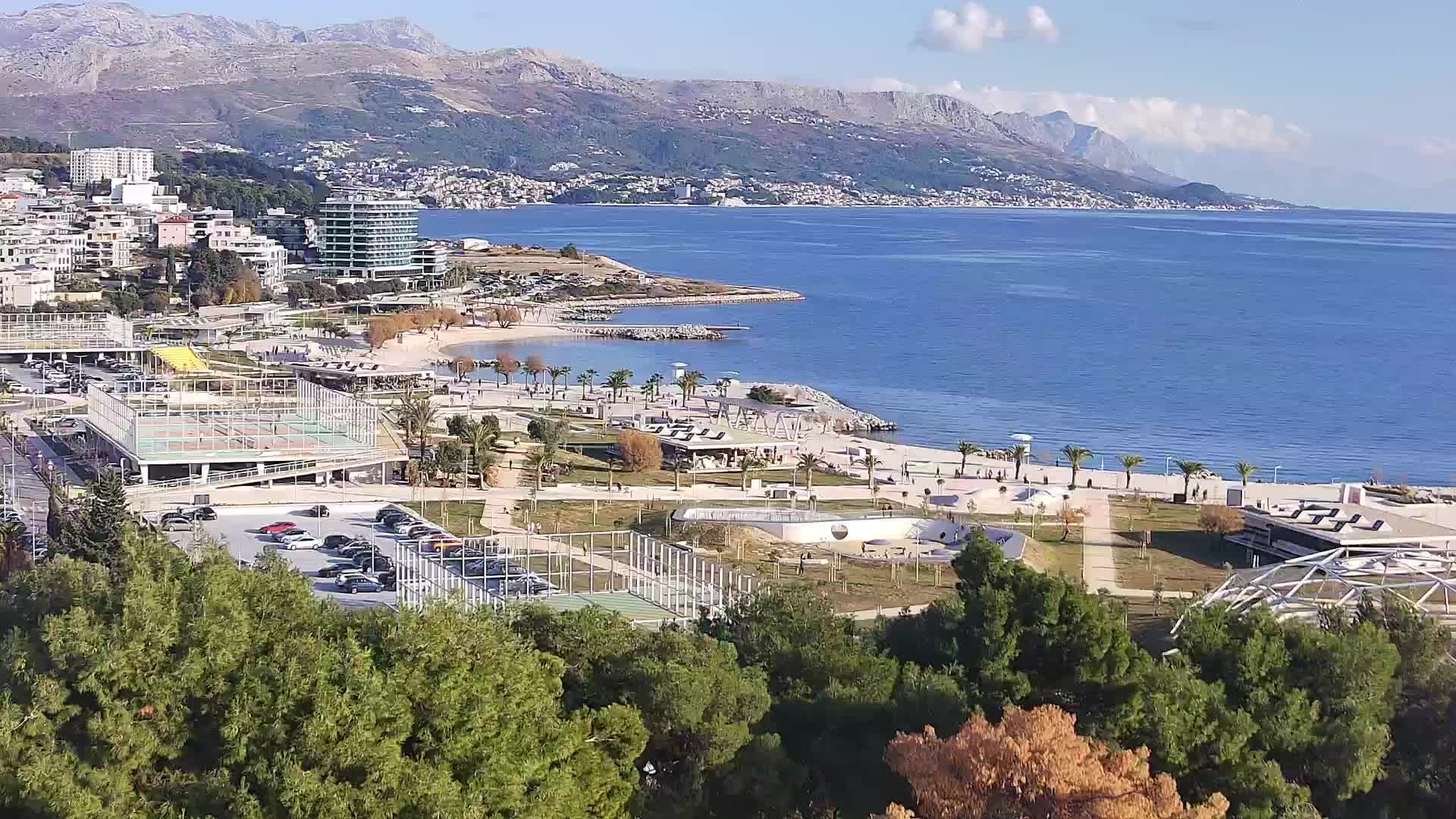 Playa Žnjan e instalaciones deportivas – Split