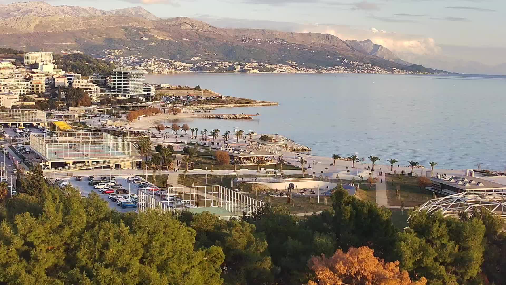 Plage Žnjan et installations sportives – Split