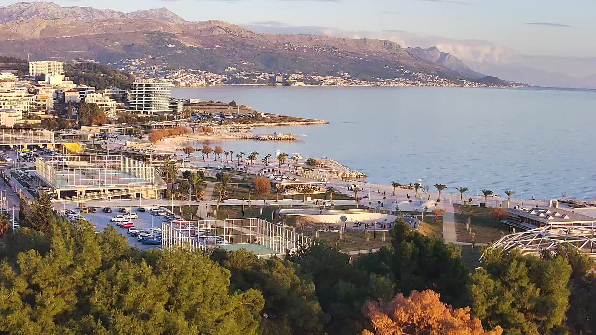 Playa Žnjan e instalaciones deportivas – Split