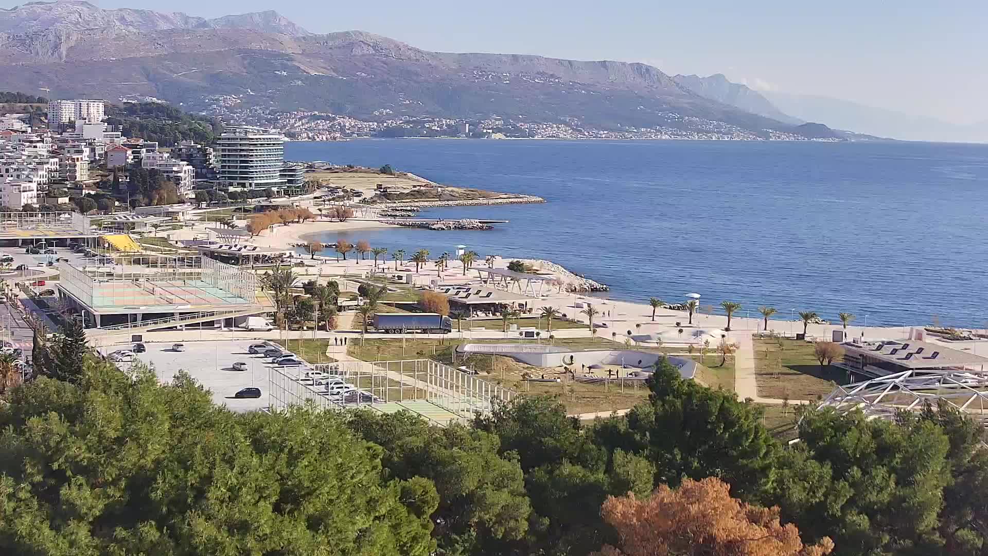 Spiaggia di Žnjan e impianti sportivi – Spalato