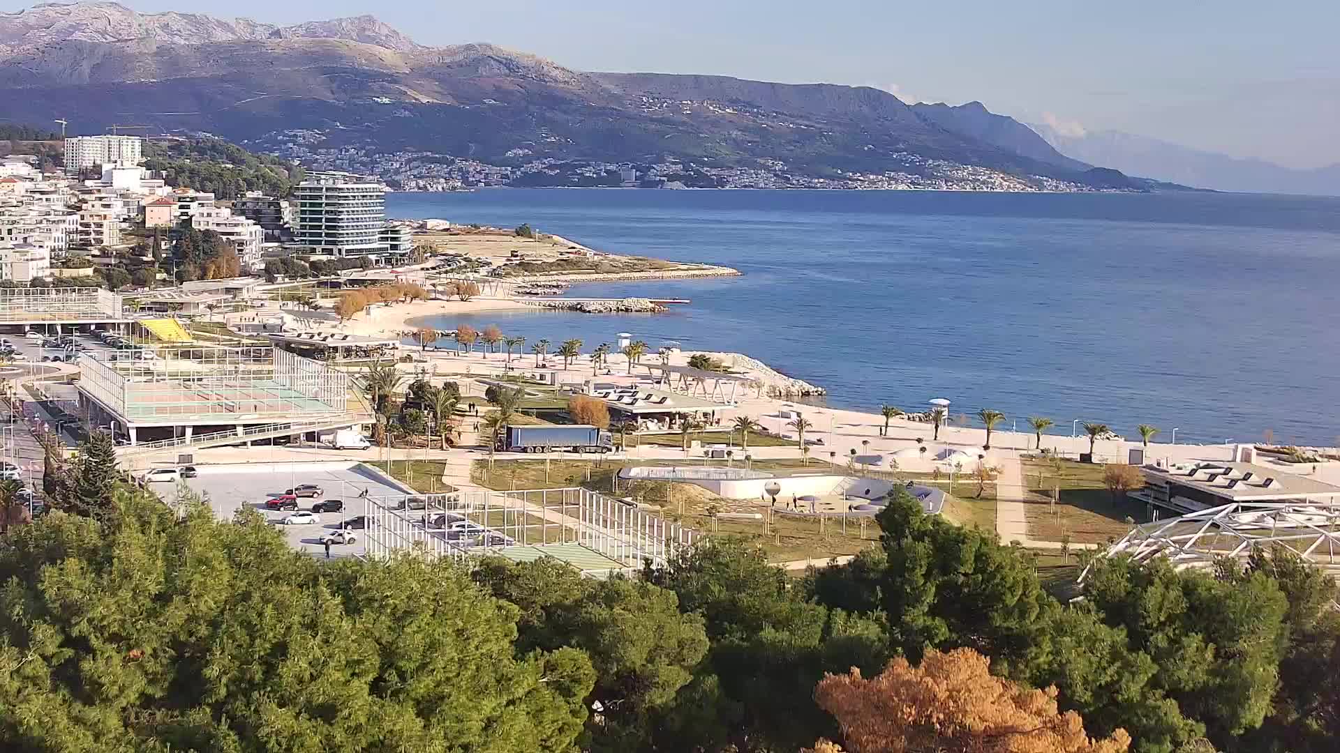 Playa Žnjan e instalaciones deportivas – Split