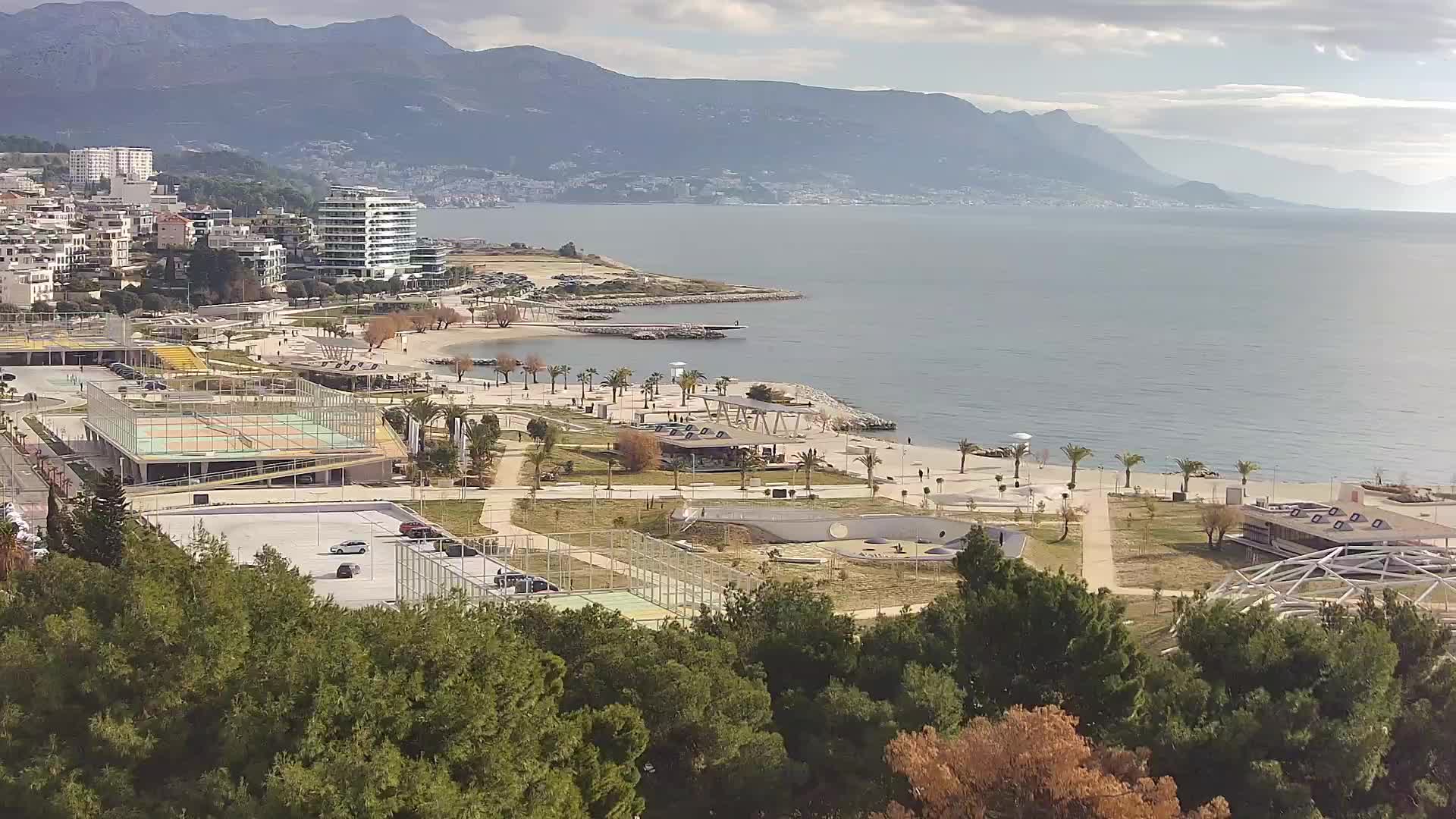 Plage Žnjan et installations sportives – Split
