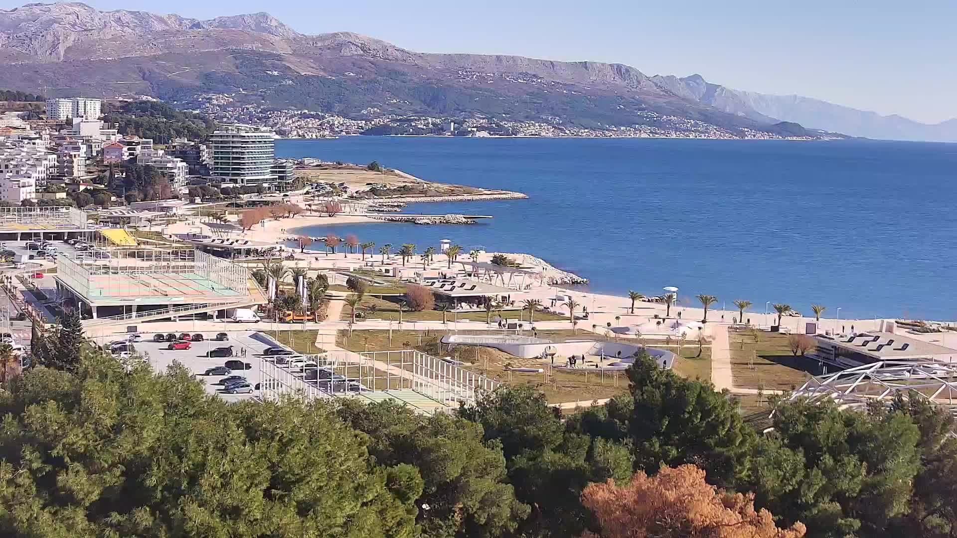 Spiaggia di Žnjan e impianti sportivi – Spalato