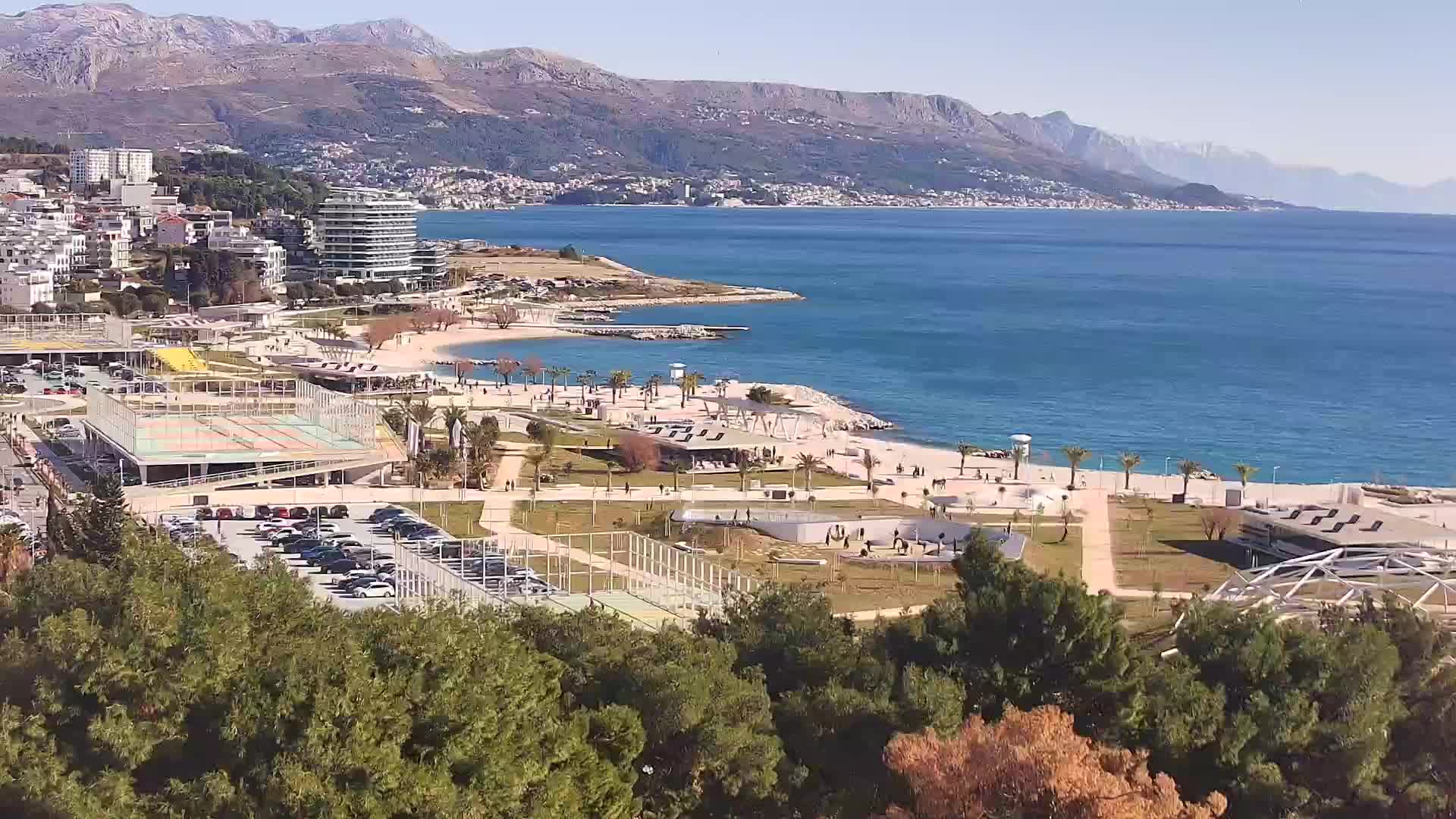 Plage Žnjan et installations sportives – Split