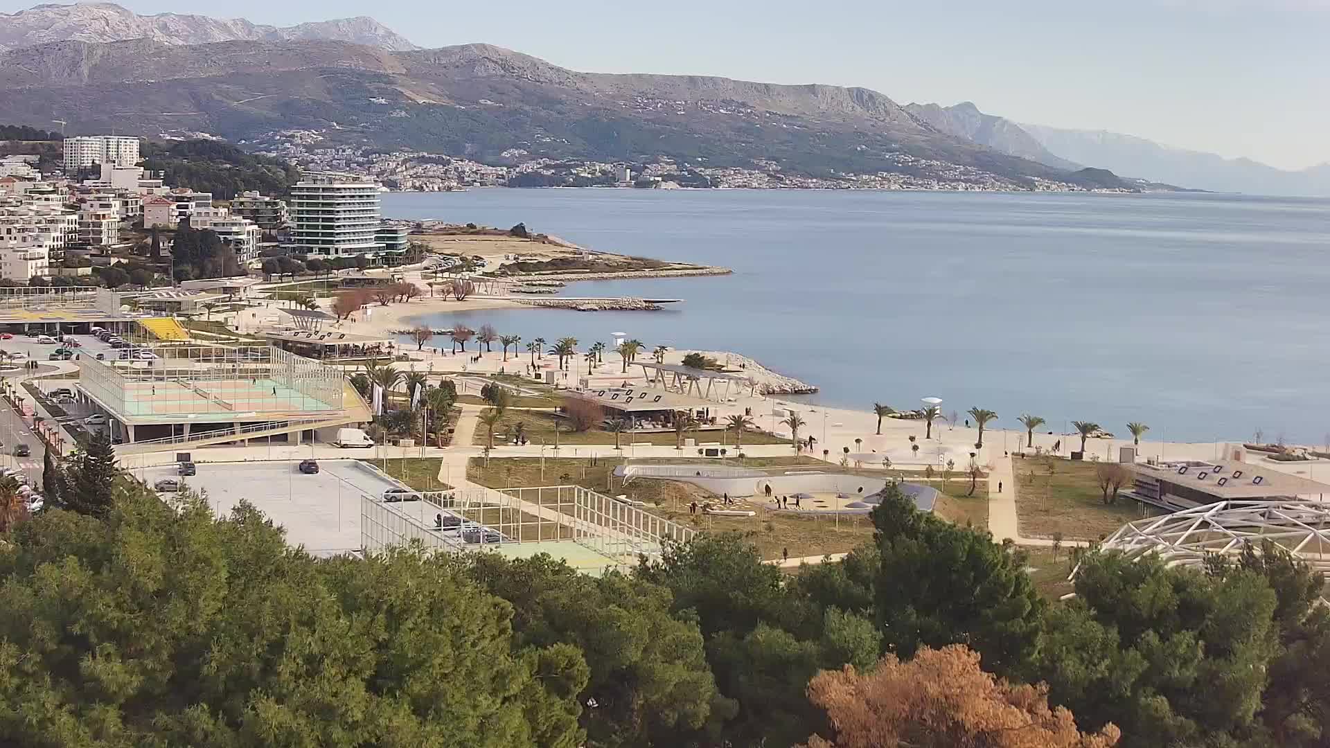 Plage Žnjan et installations sportives – Split
