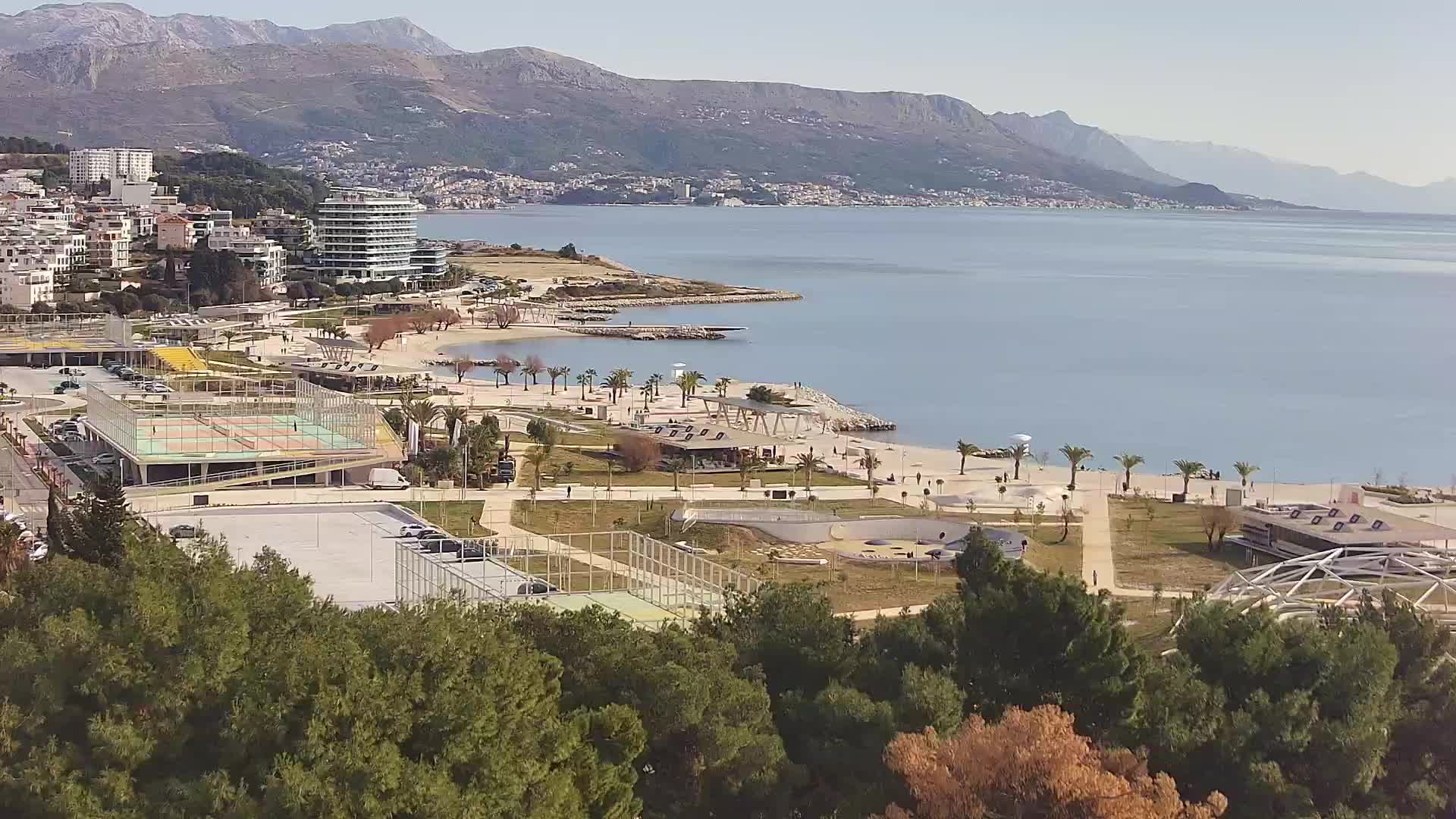 Plage Žnjan et installations sportives – Split