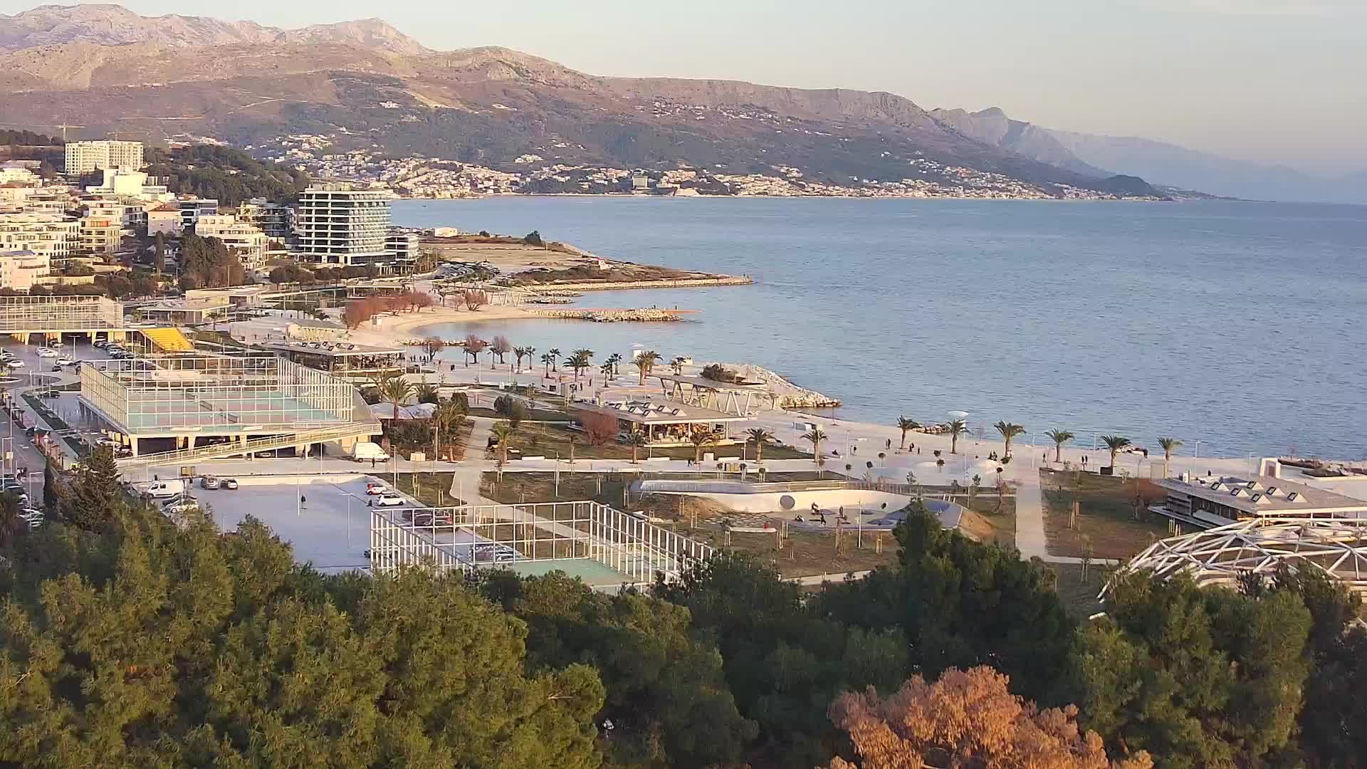 Spiaggia di Žnjan e impianti sportivi – Spalato
