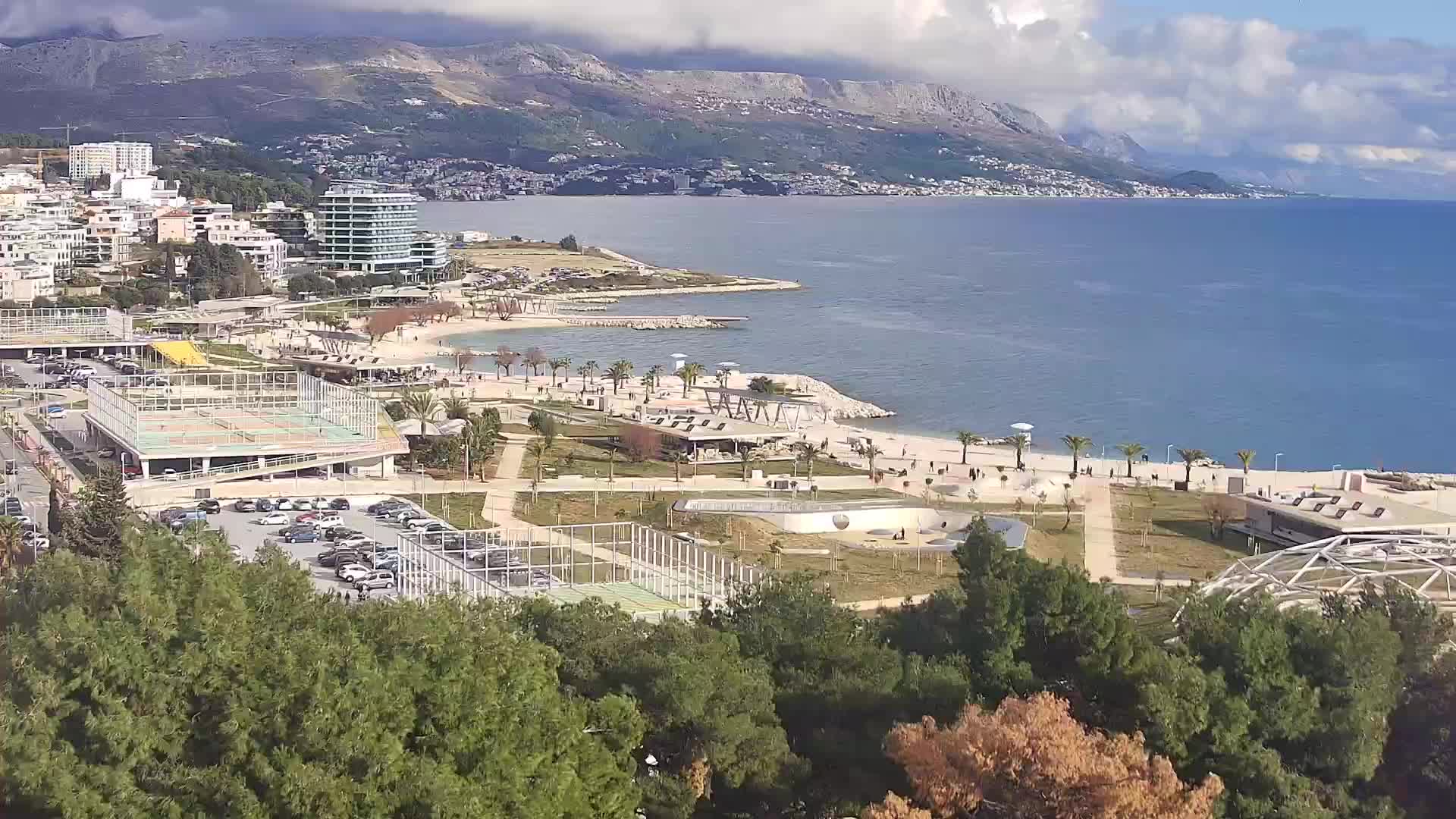 Plage Žnjan et installations sportives – Split