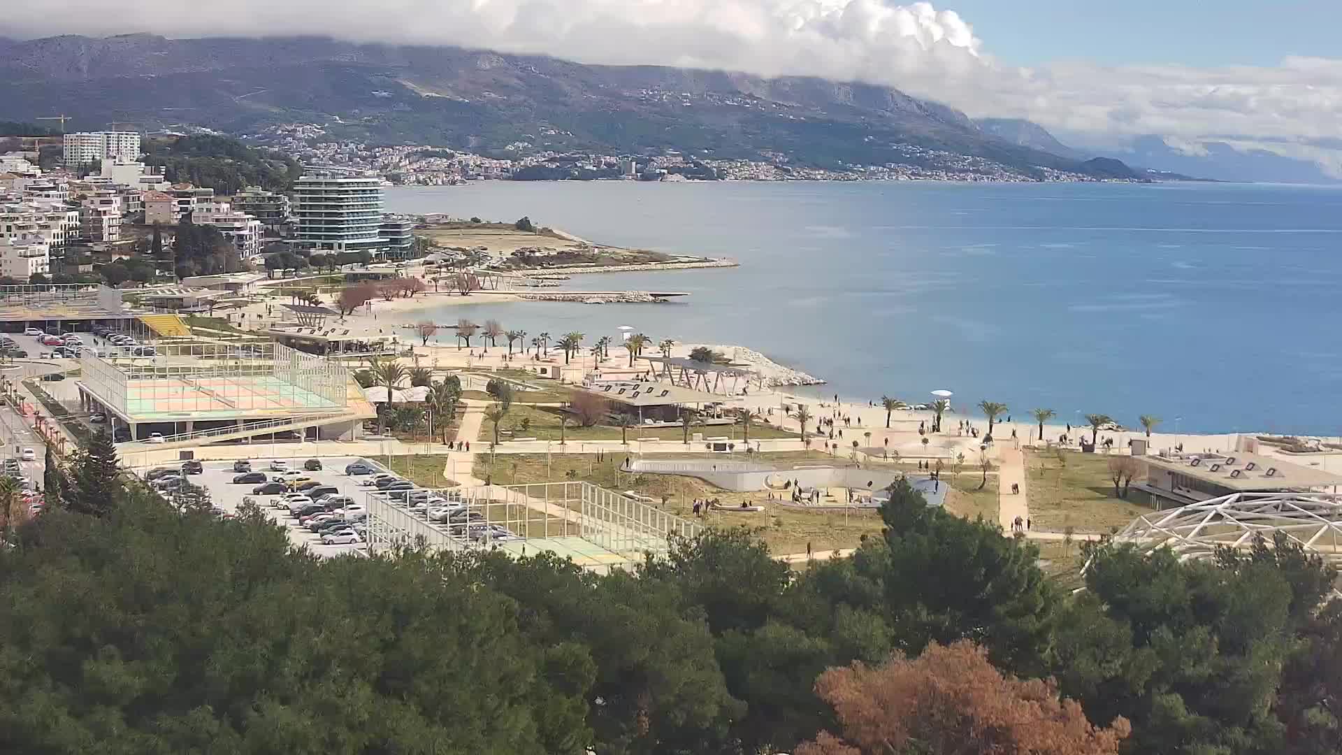 Plage Žnjan et installations sportives – Split