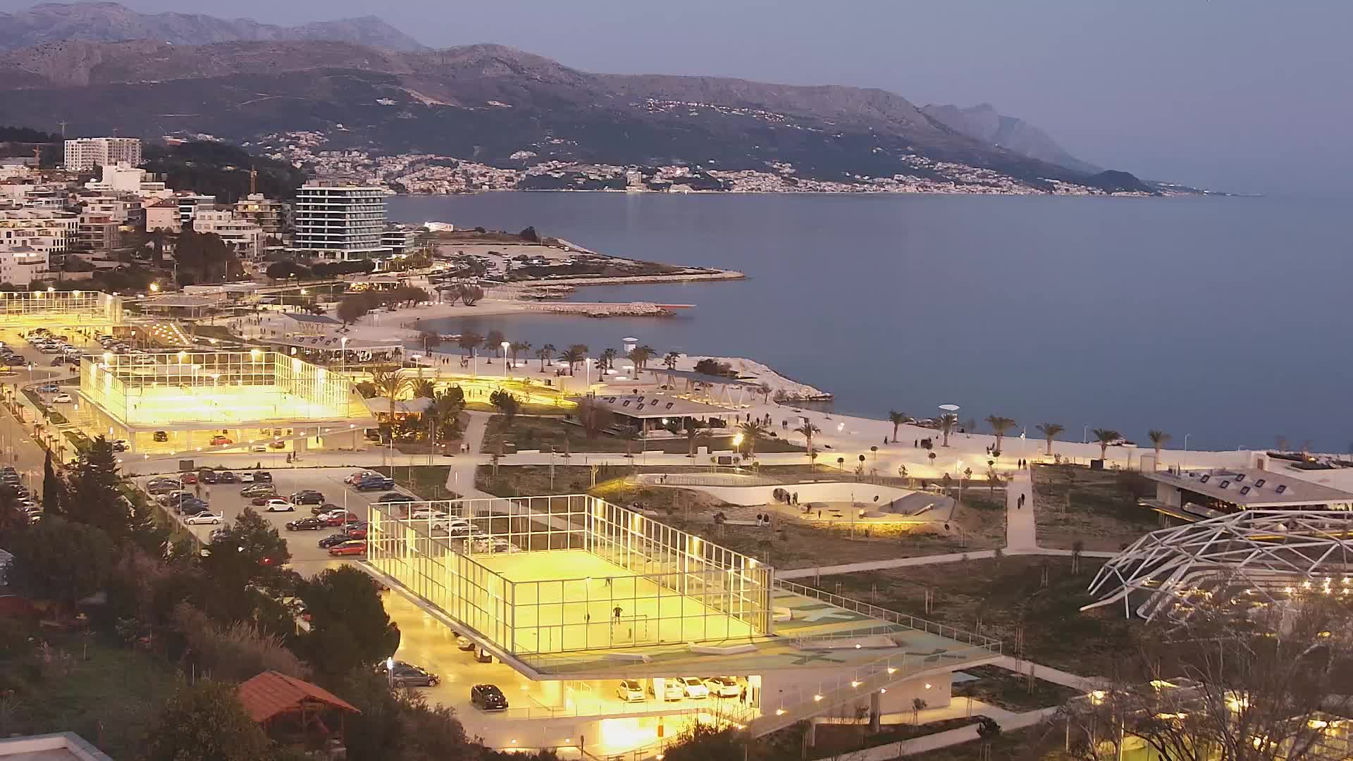 Plage Žnjan et installations sportives – Split