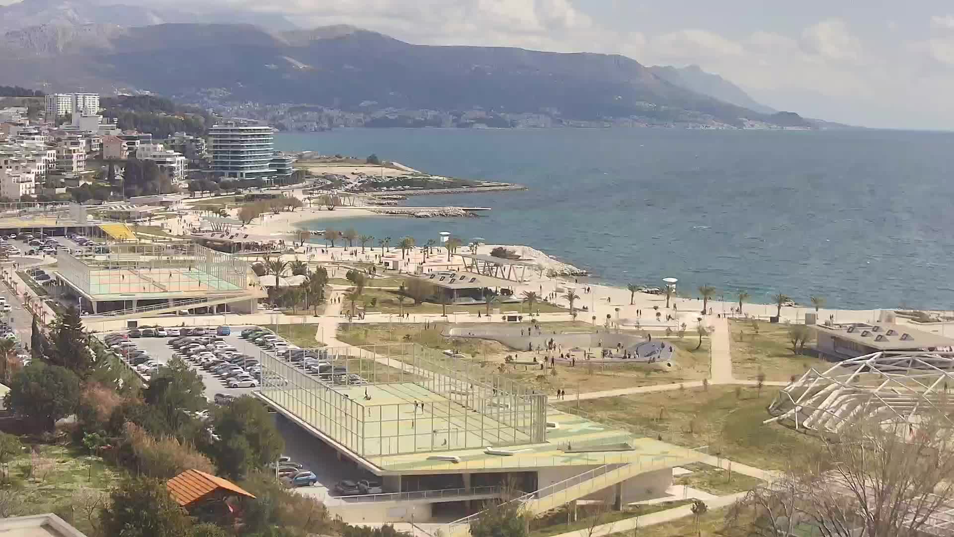Plage Žnjan et installations sportives – Split