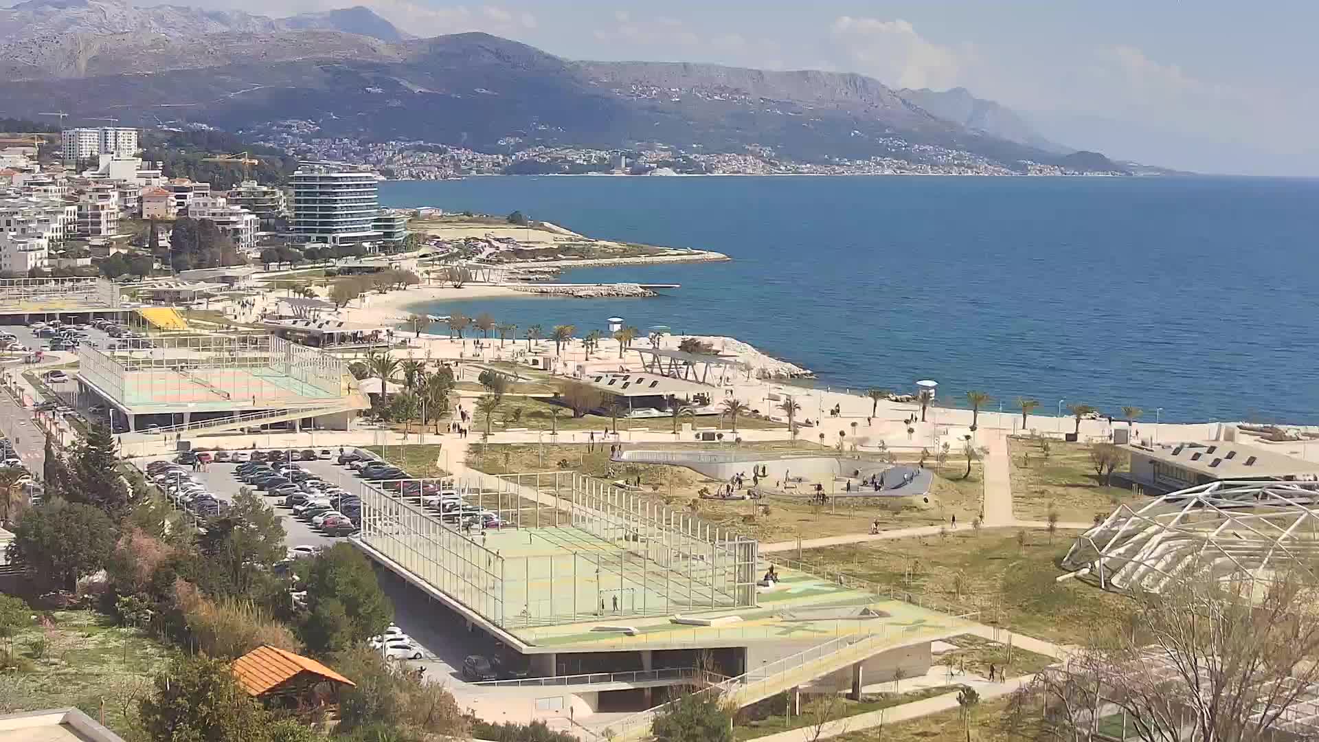 Spiaggia di Žnjan e impianti sportivi – Spalato