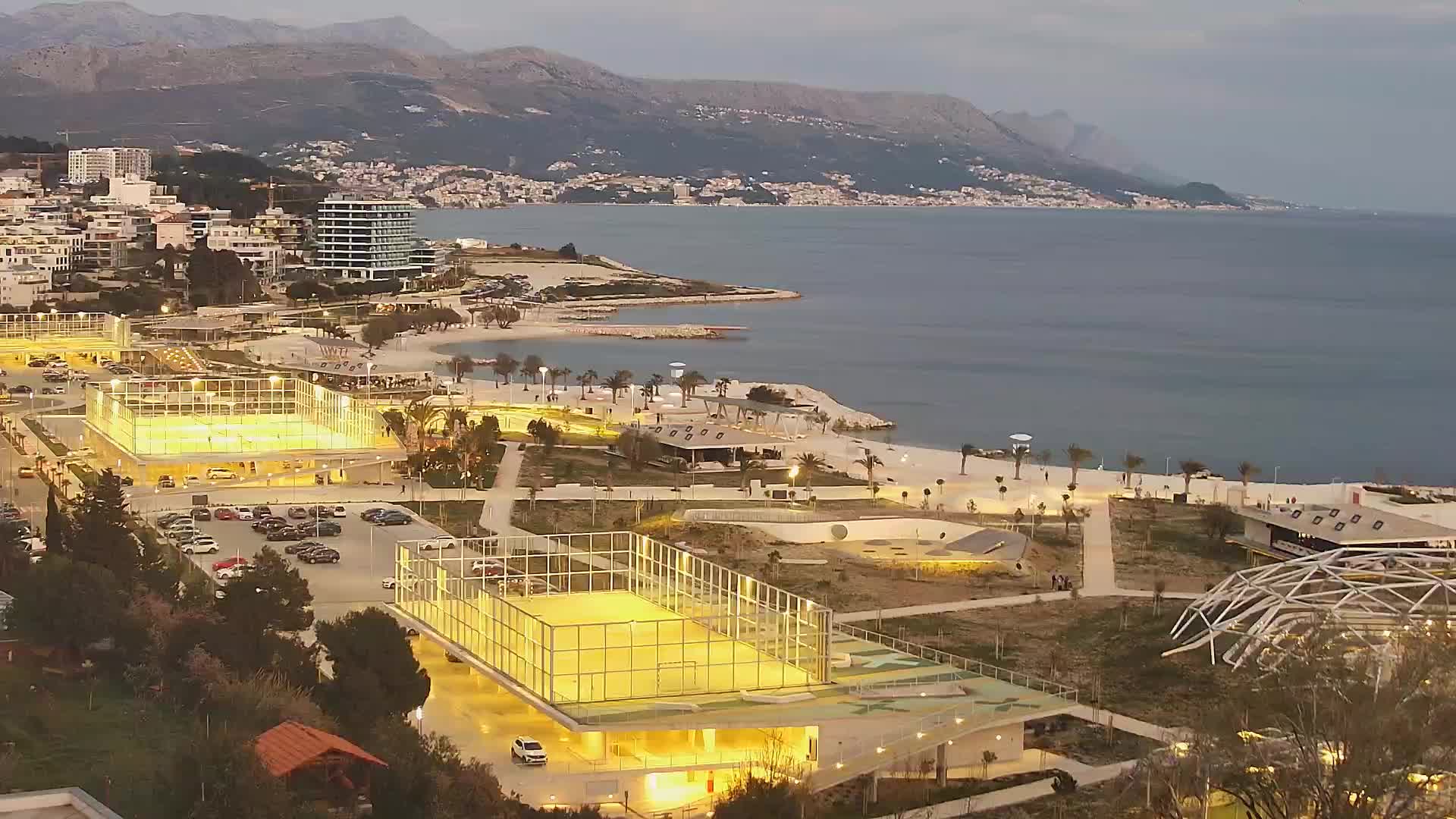 Spiaggia di Žnjan e impianti sportivi – Spalato