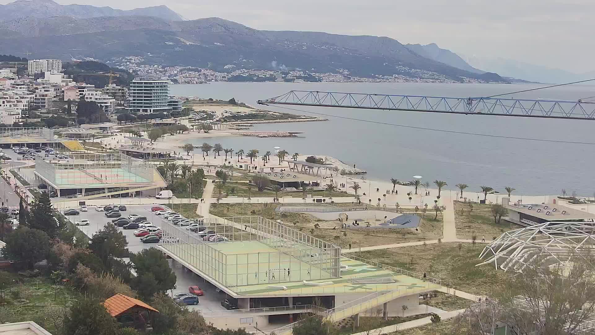Plage Žnjan et installations sportives – Split