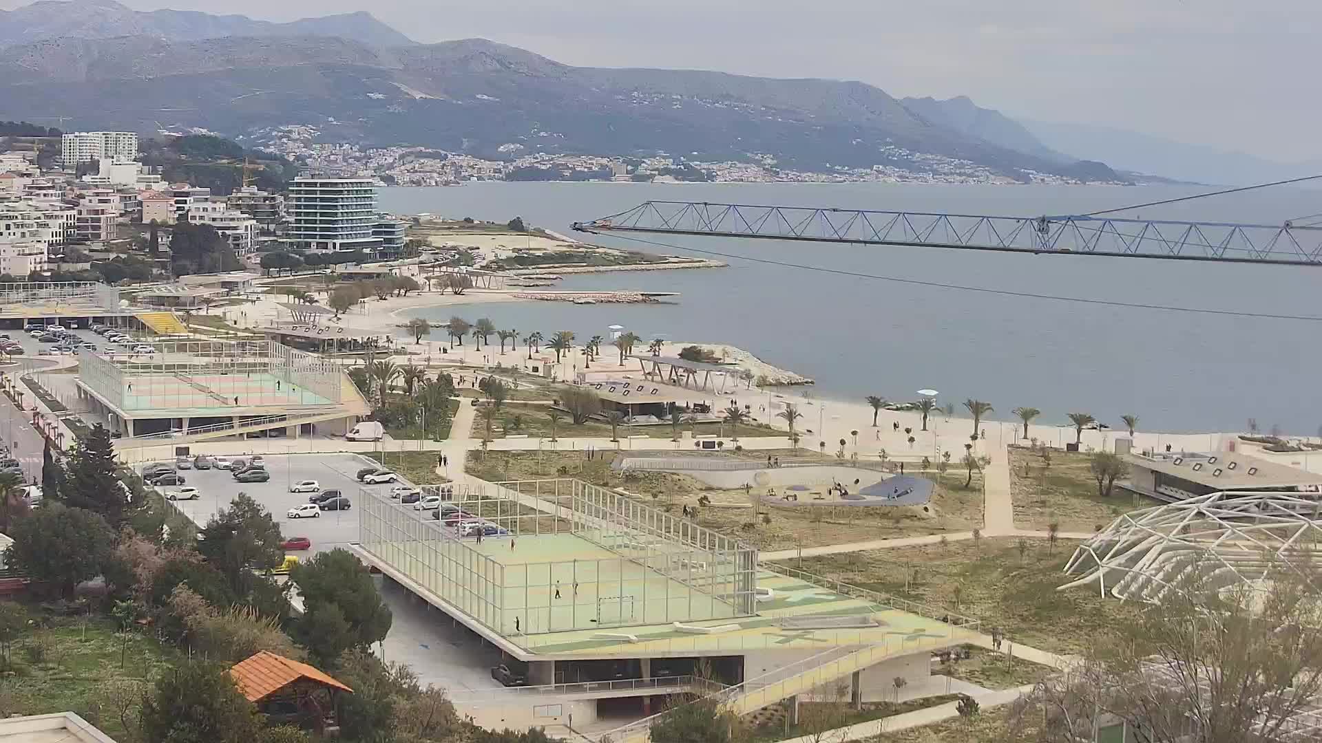Plage Žnjan et installations sportives – Split