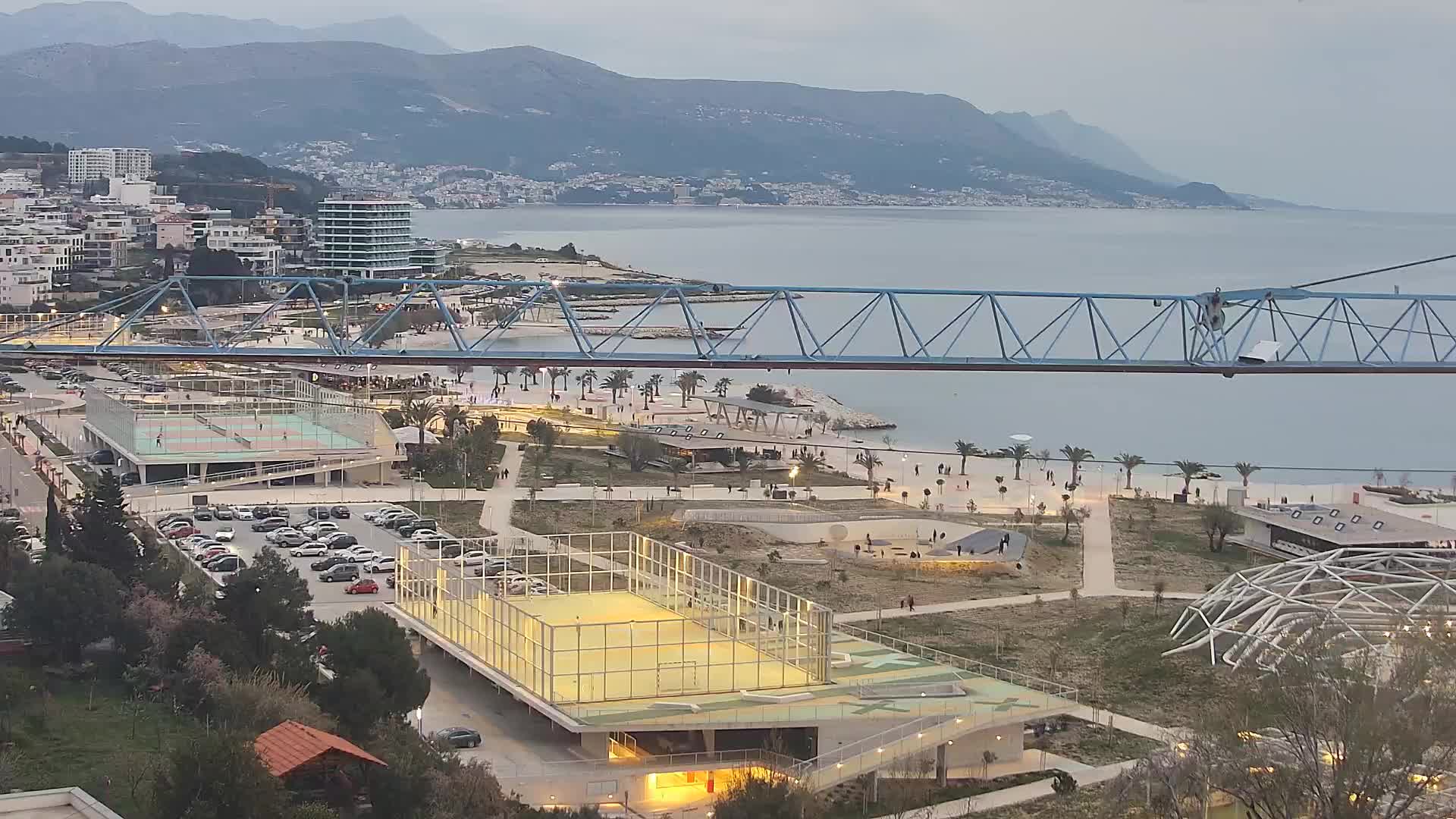 Plage Žnjan et installations sportives – Split