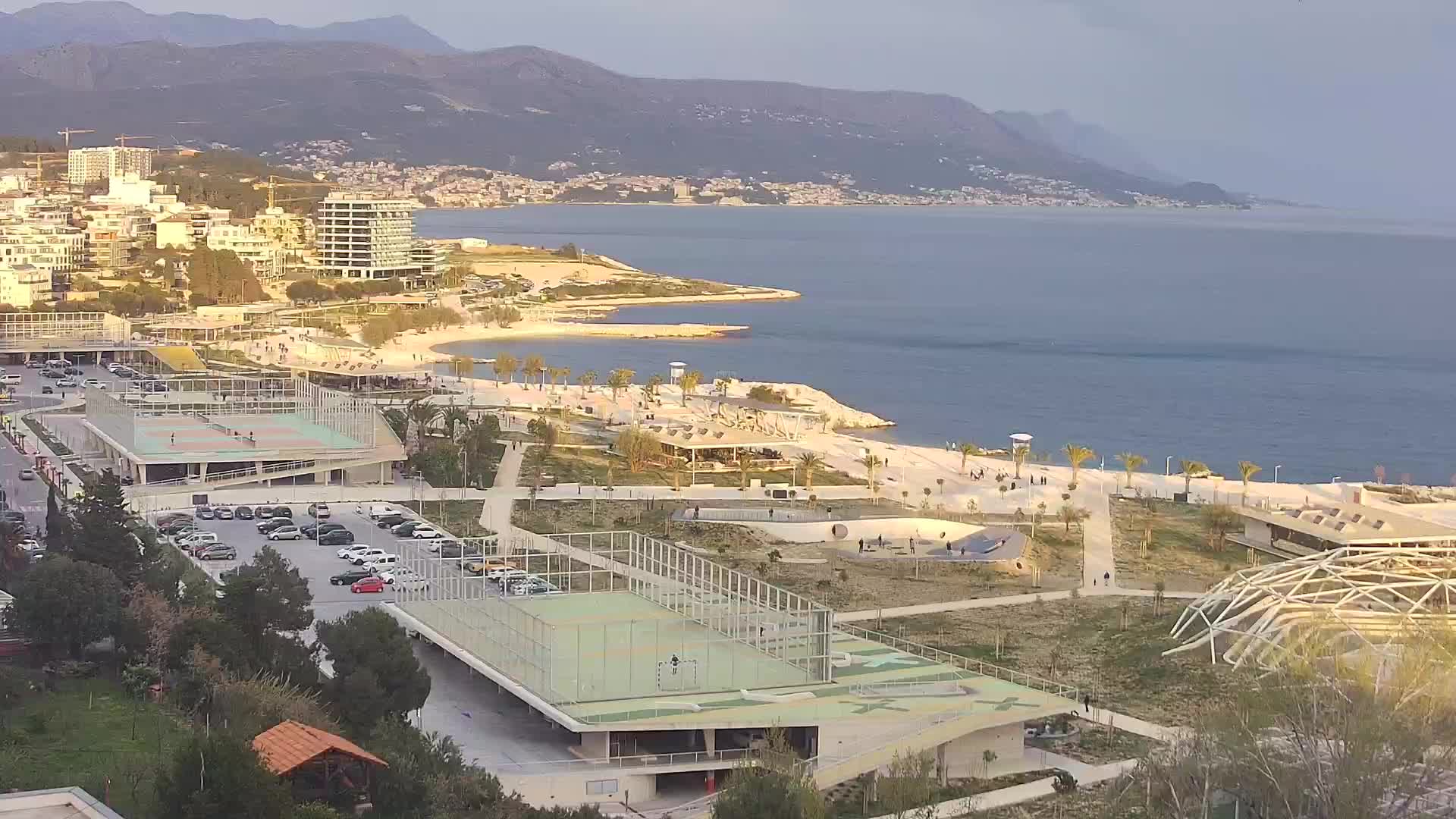 Playa Žnjan e instalaciones deportivas – Split