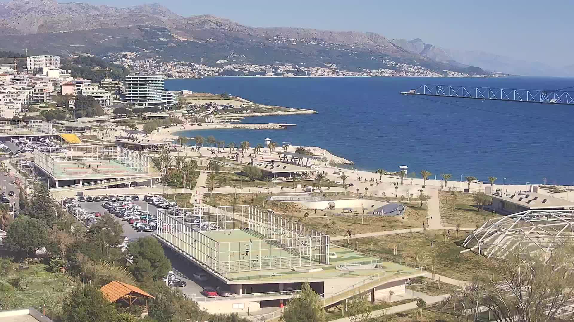 Plage Žnjan et installations sportives – Split