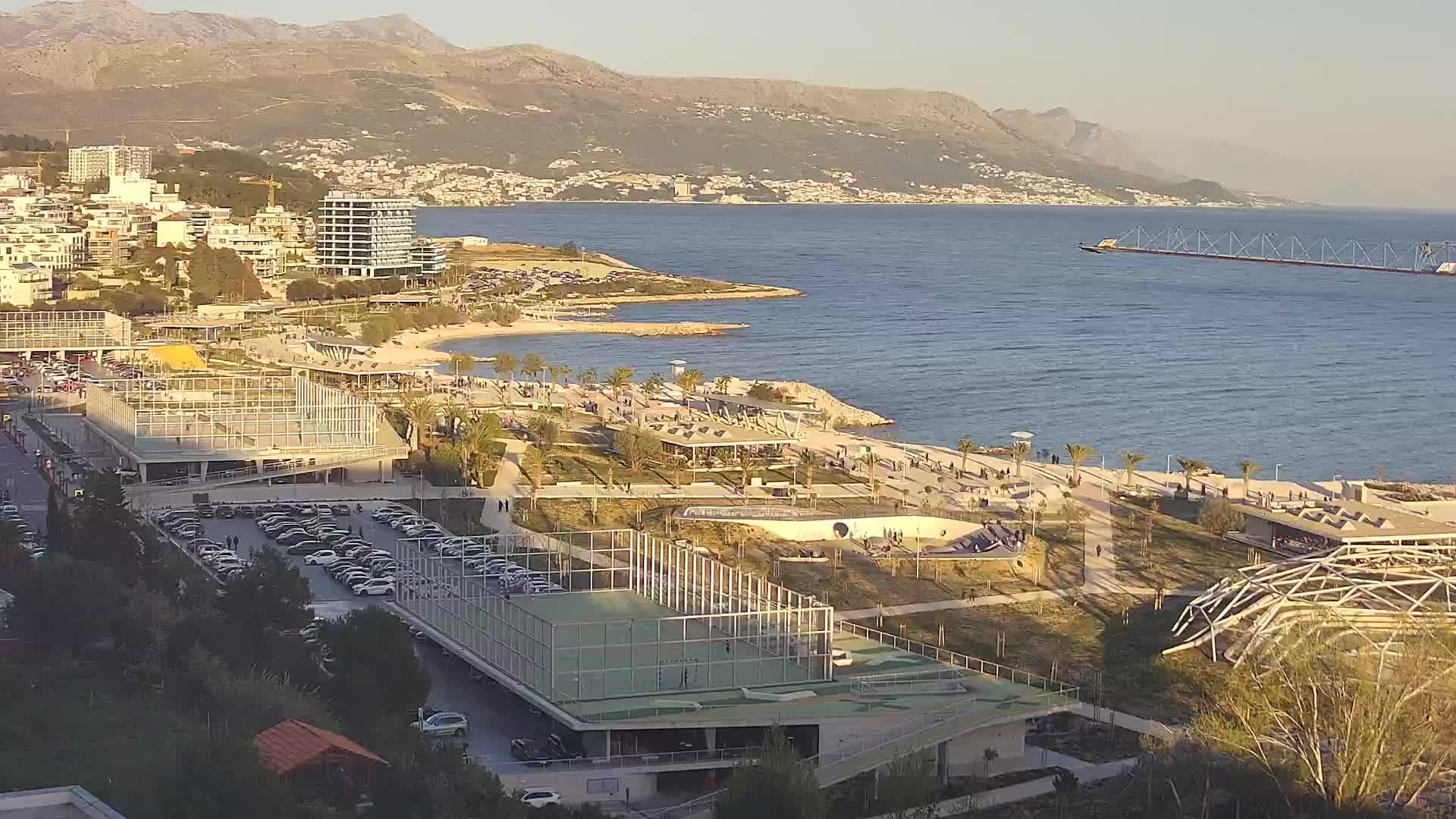 Playa Žnjan e instalaciones deportivas – Split