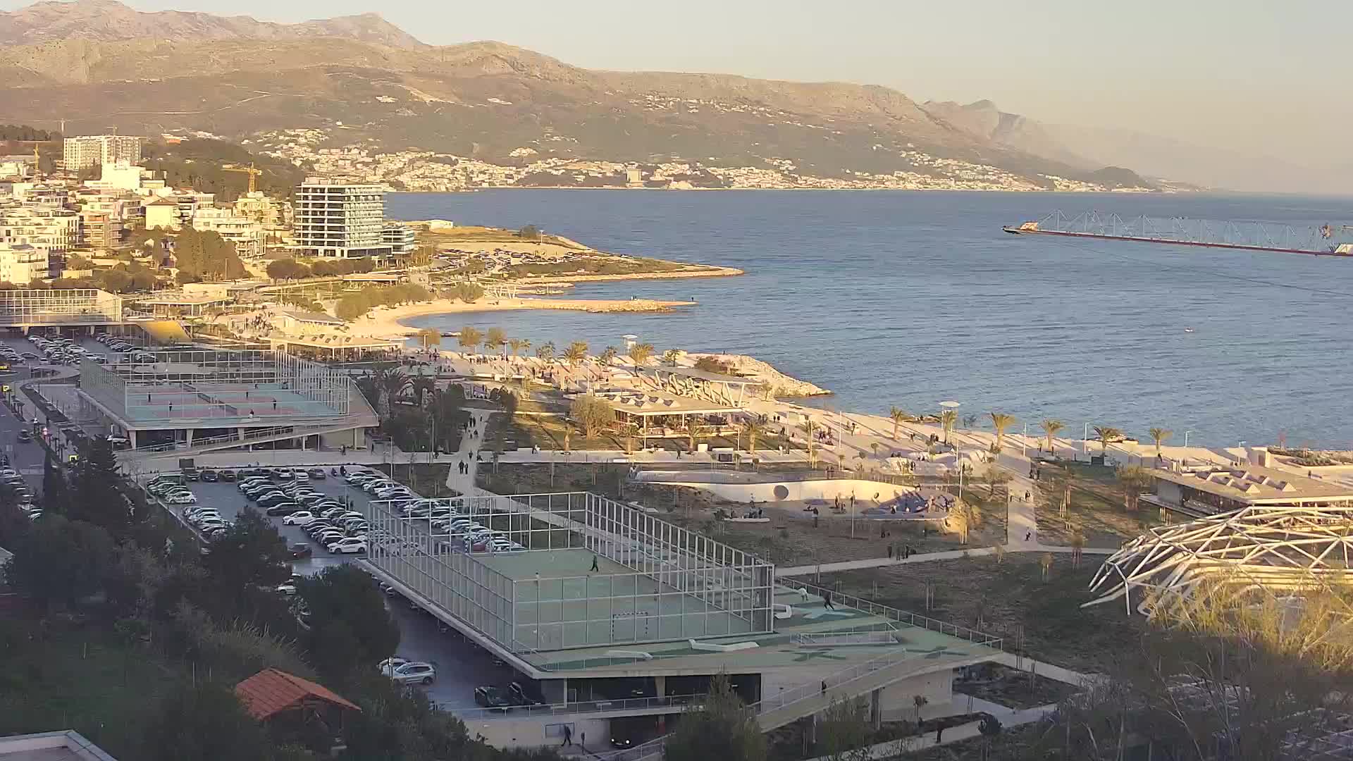 Plage Žnjan et installations sportives – Split
