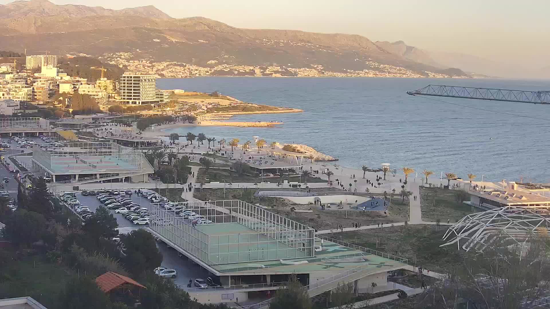 Spiaggia di Žnjan e impianti sportivi – Spalato