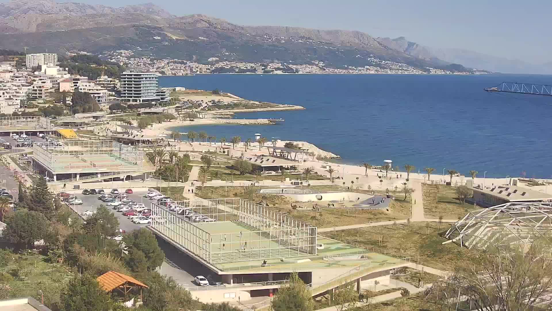 Plage Žnjan et installations sportives – Split