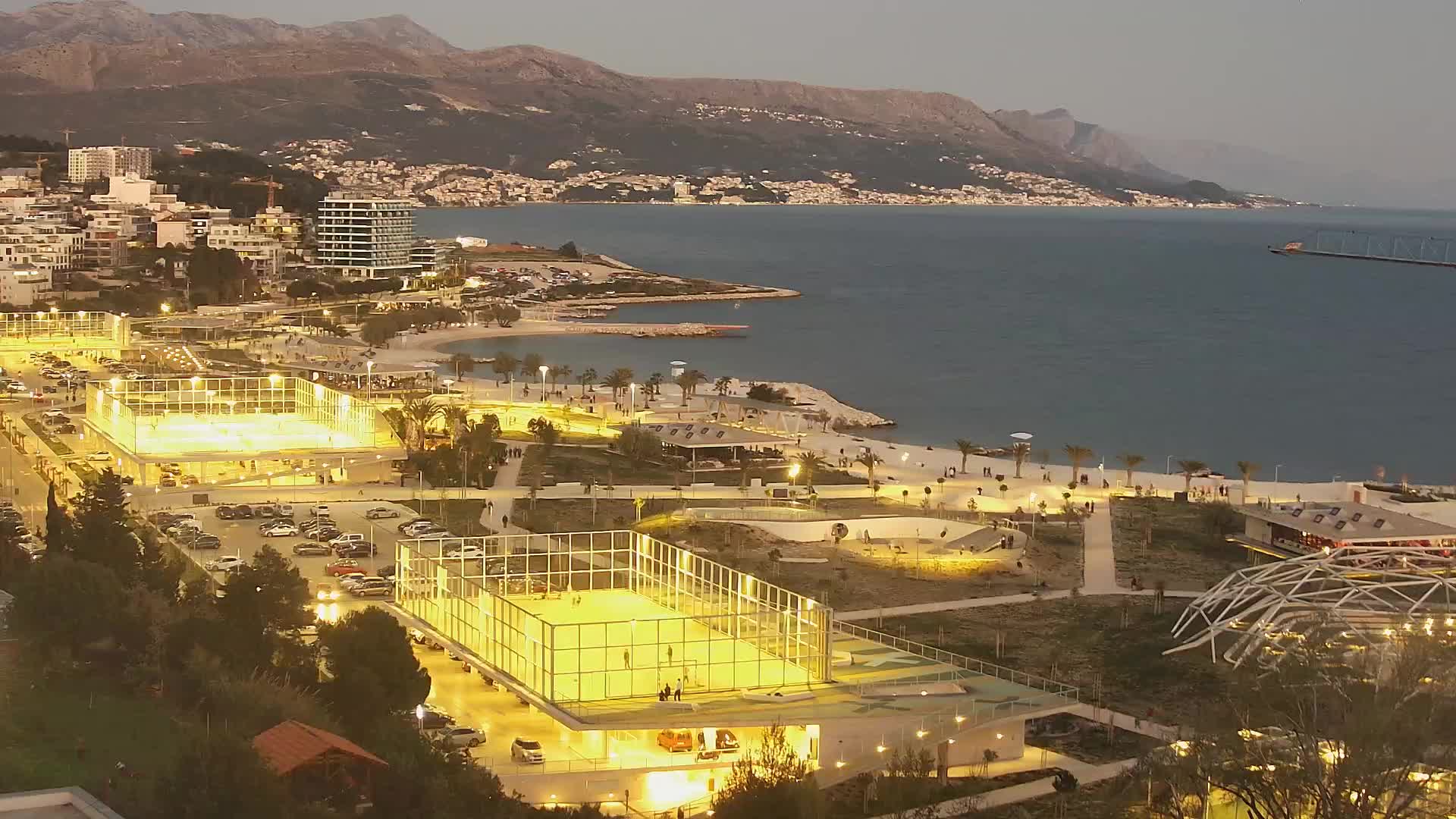 Spiaggia di Žnjan e impianti sportivi – Spalato