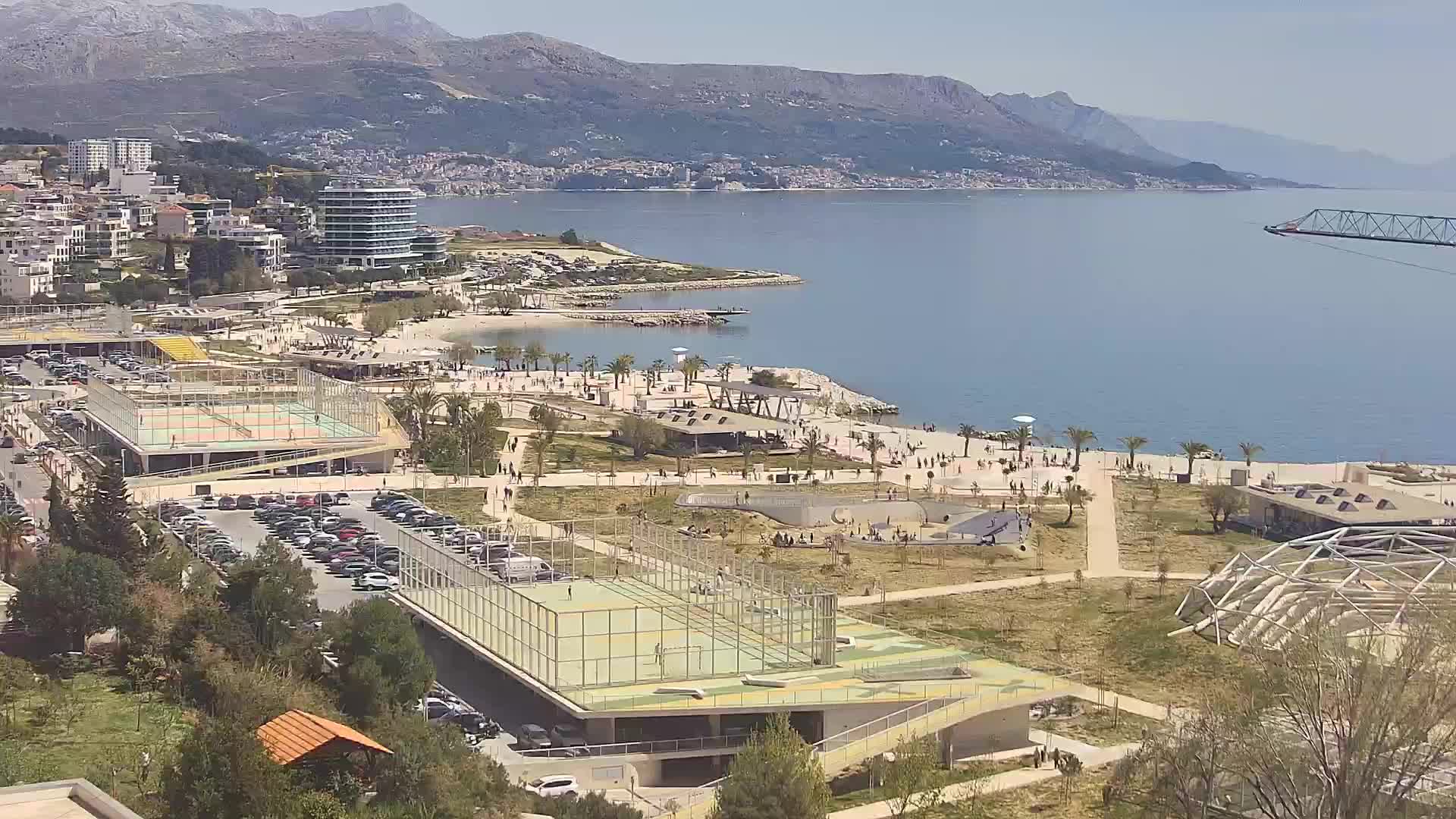 Plage Žnjan et installations sportives – Split