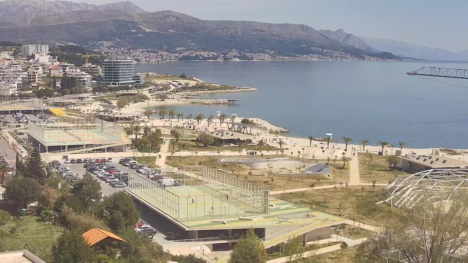 Plage Žnjan et installations sportives – Split