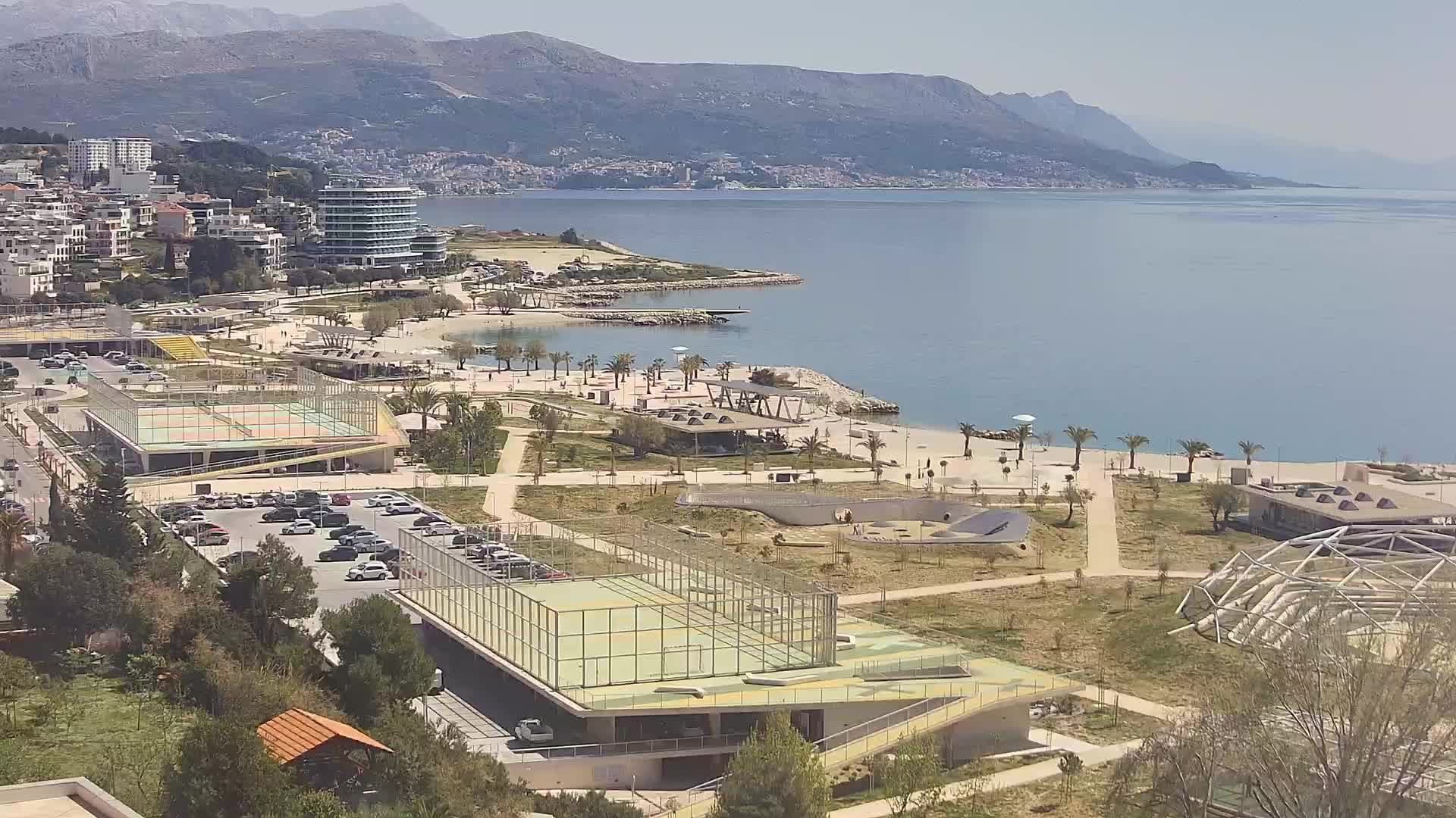 Plage Žnjan et installations sportives – Split