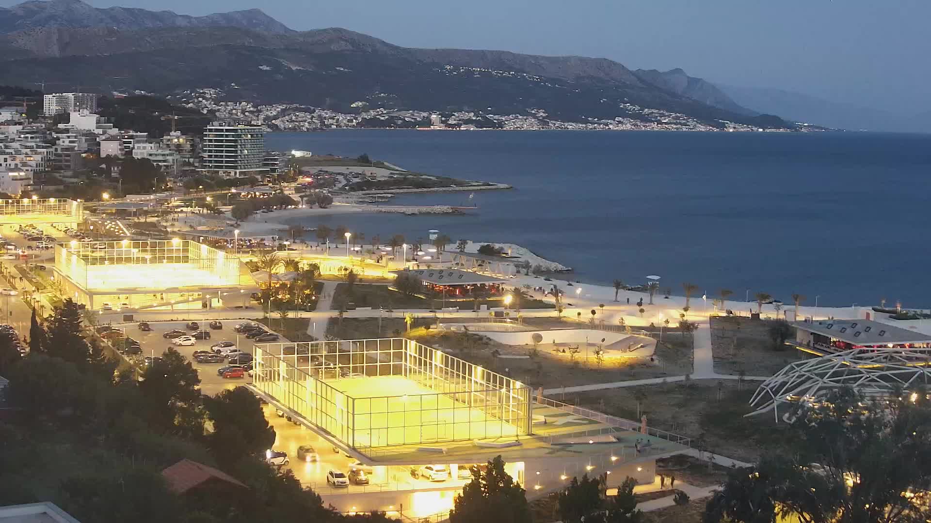 Plage Žnjan et installations sportives – Split