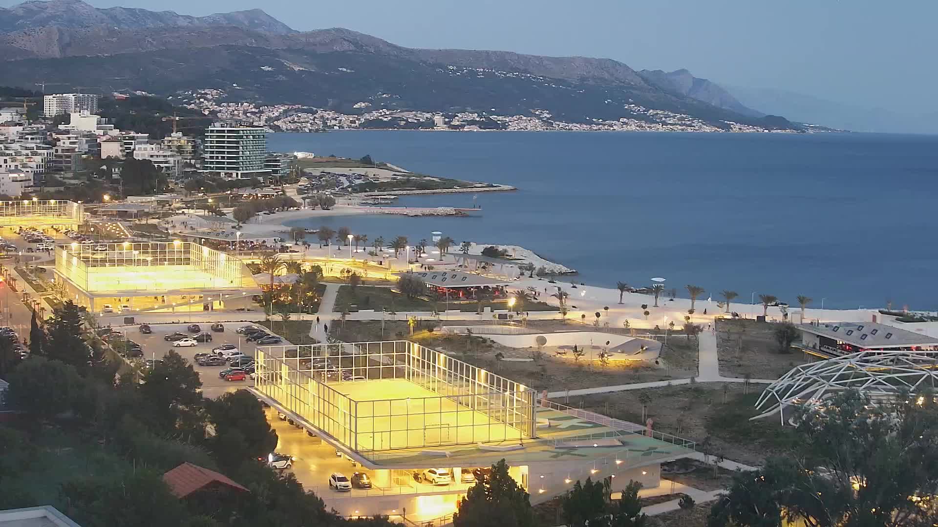 Plage Žnjan et installations sportives – Split