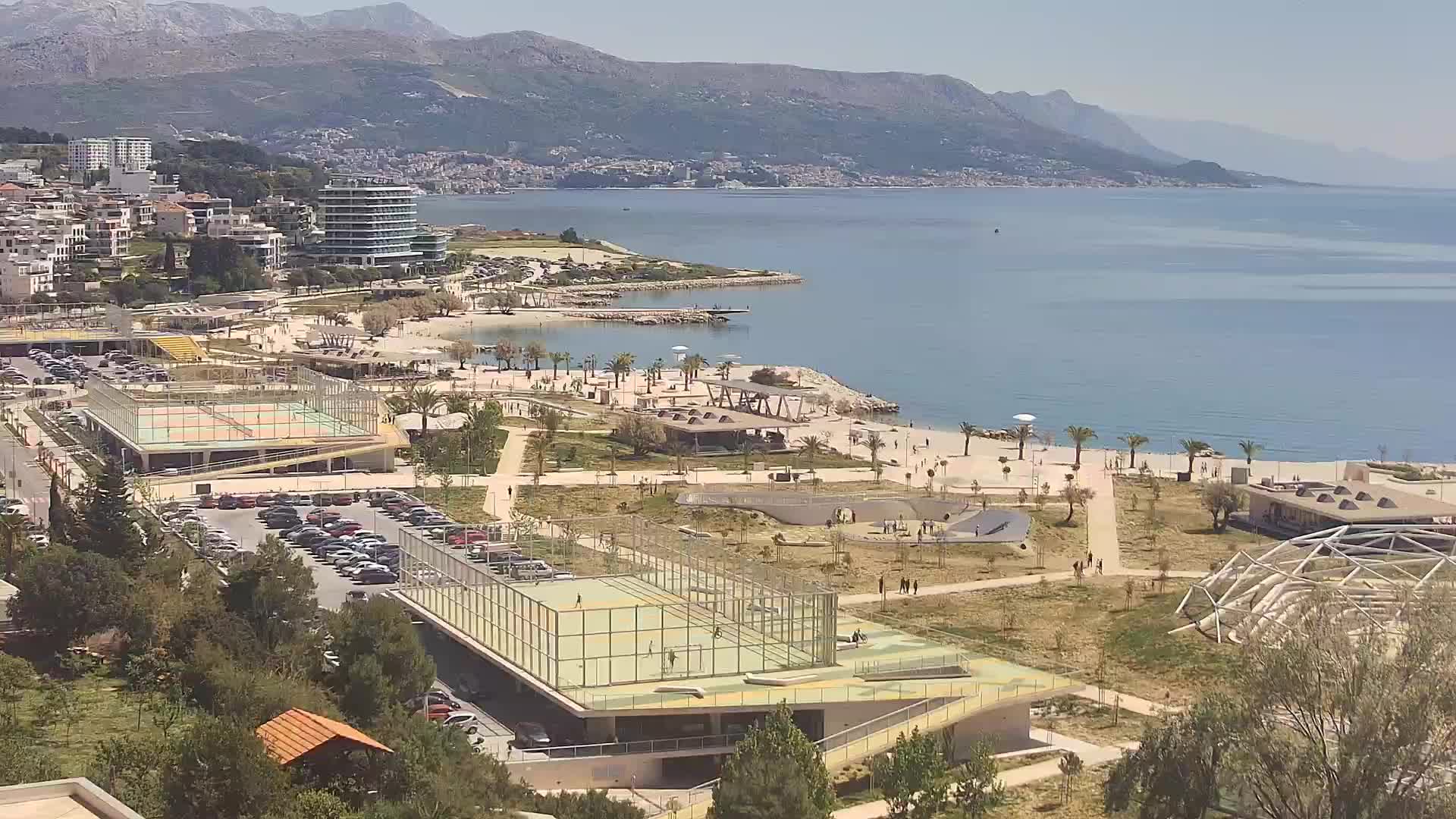Plage Žnjan et installations sportives – Split