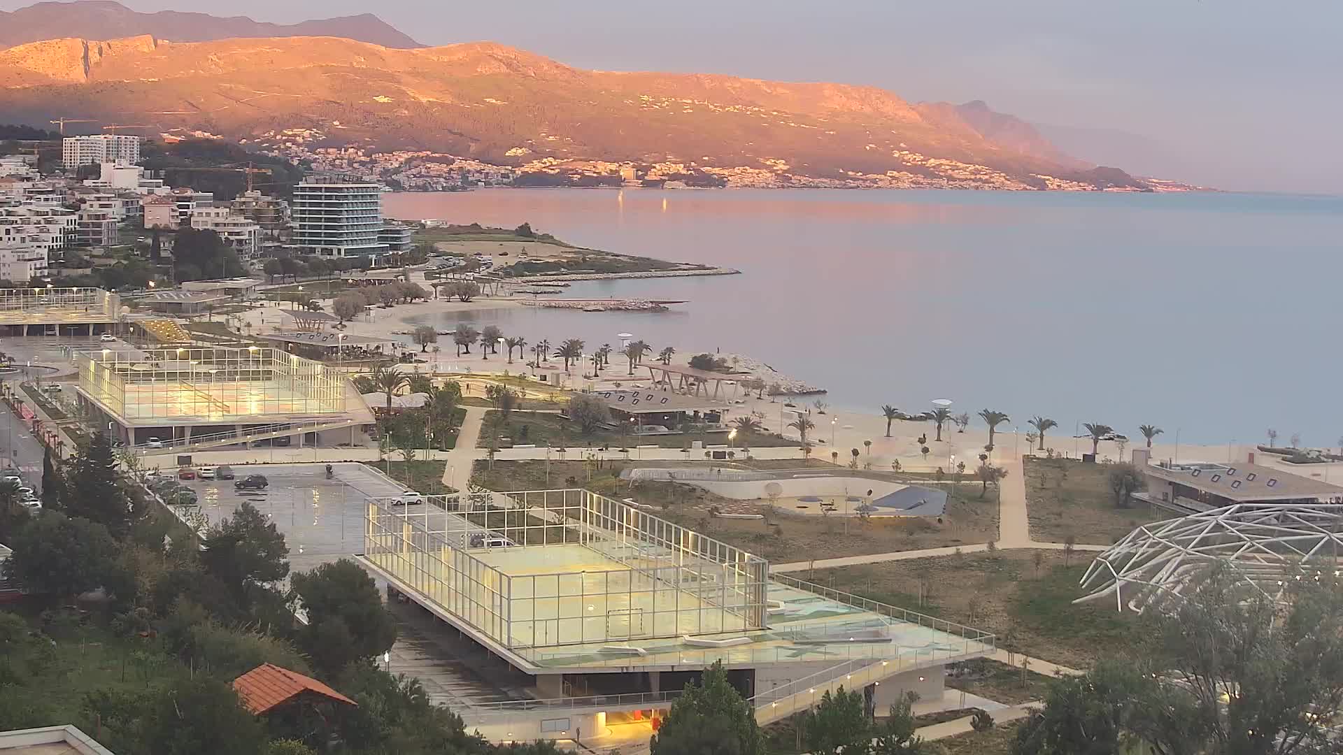 Playa Žnjan e instalaciones deportivas – Split