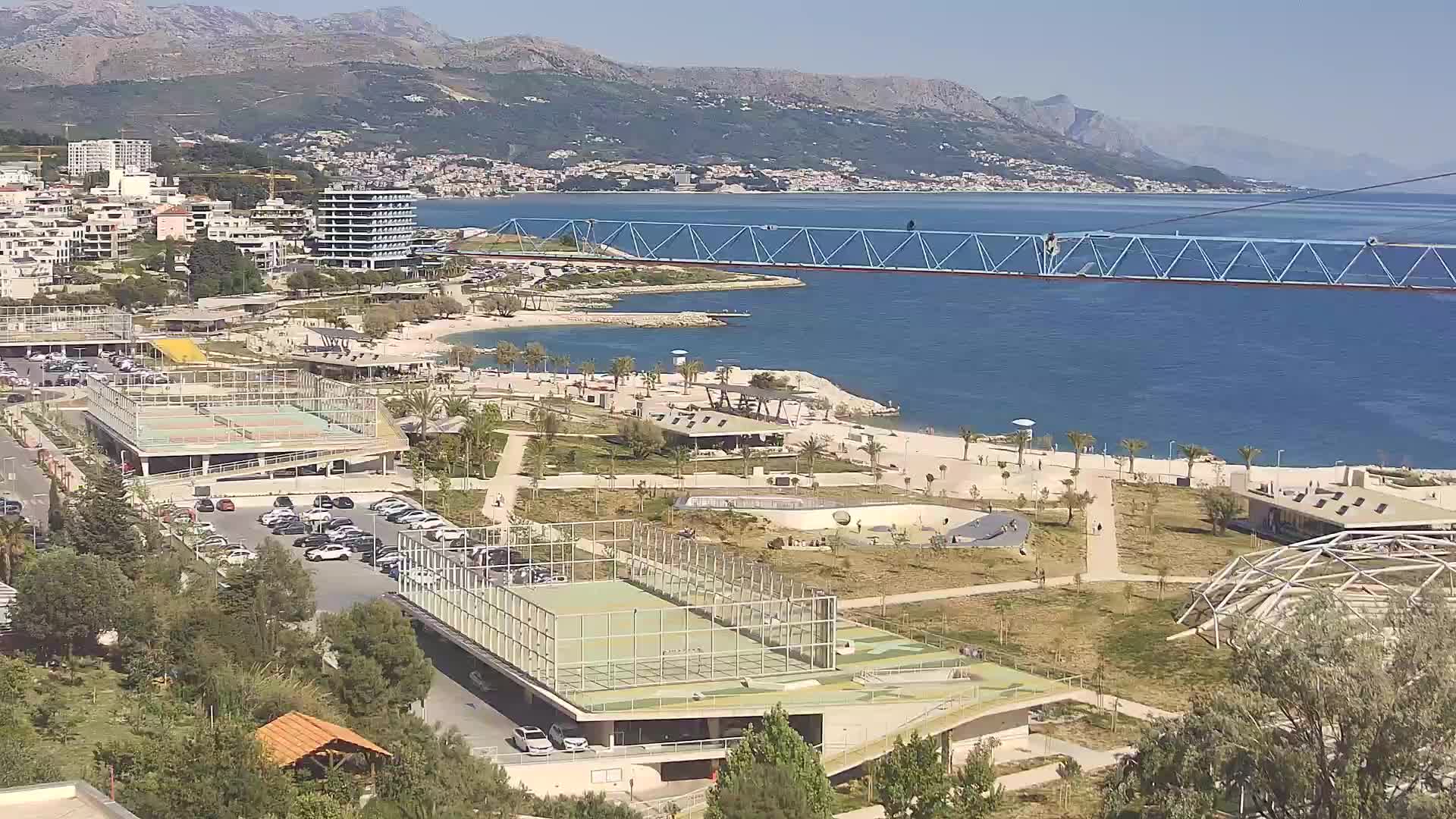 Plage Žnjan et installations sportives – Split