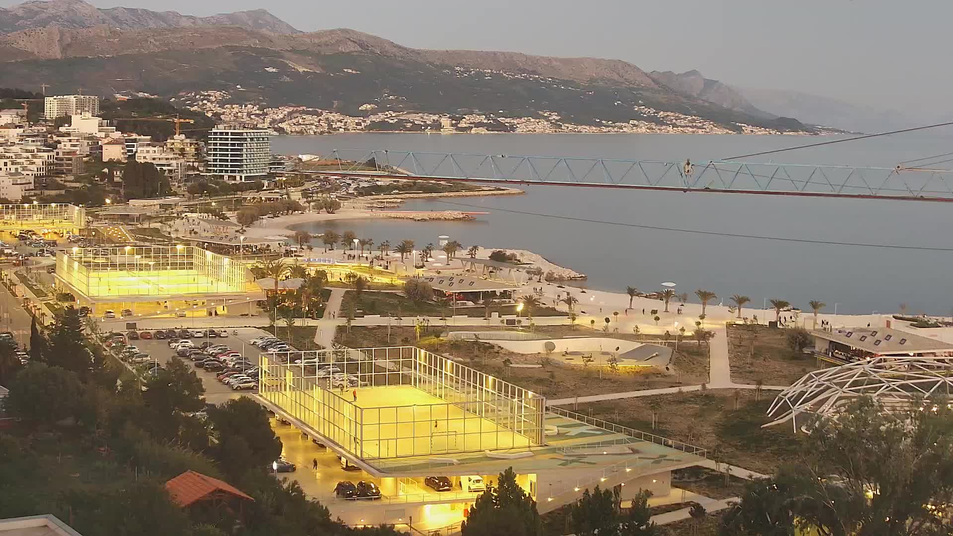 Playa Žnjan e instalaciones deportivas – Split