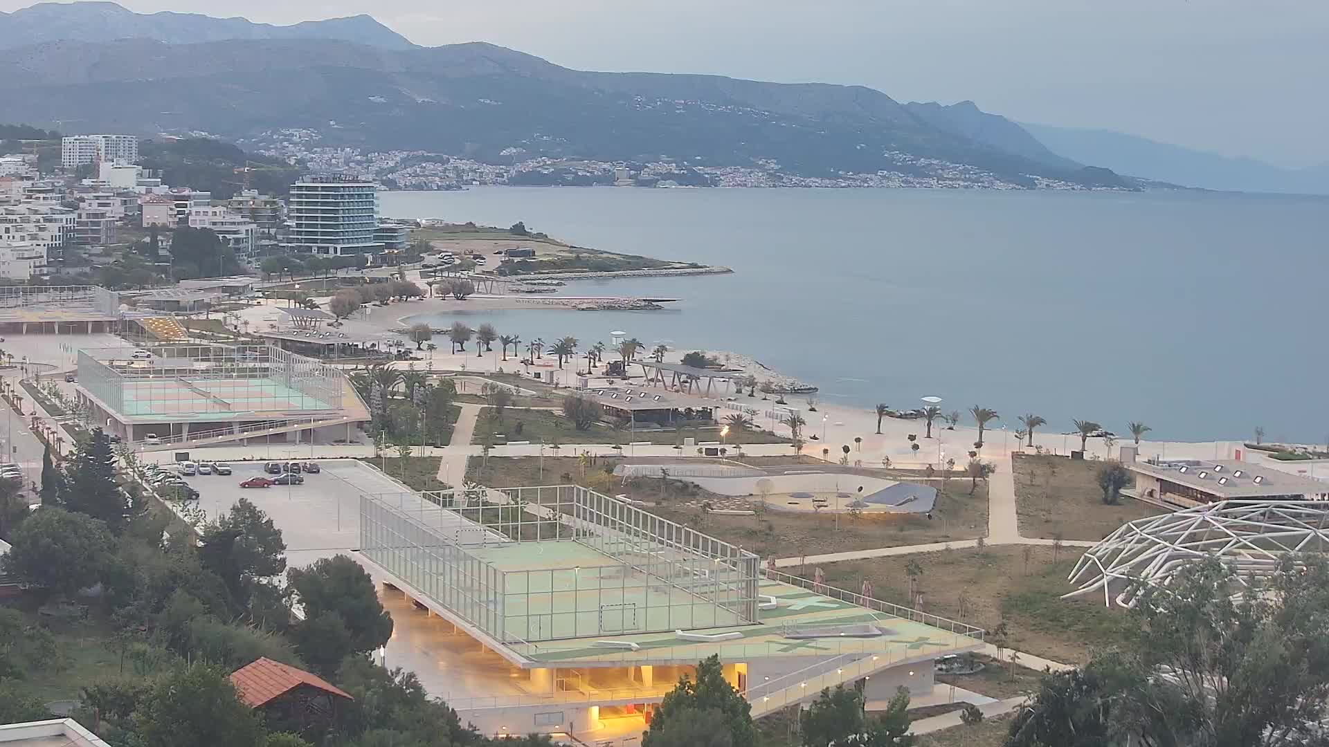 Spiaggia di Žnjan e impianti sportivi – Spalato