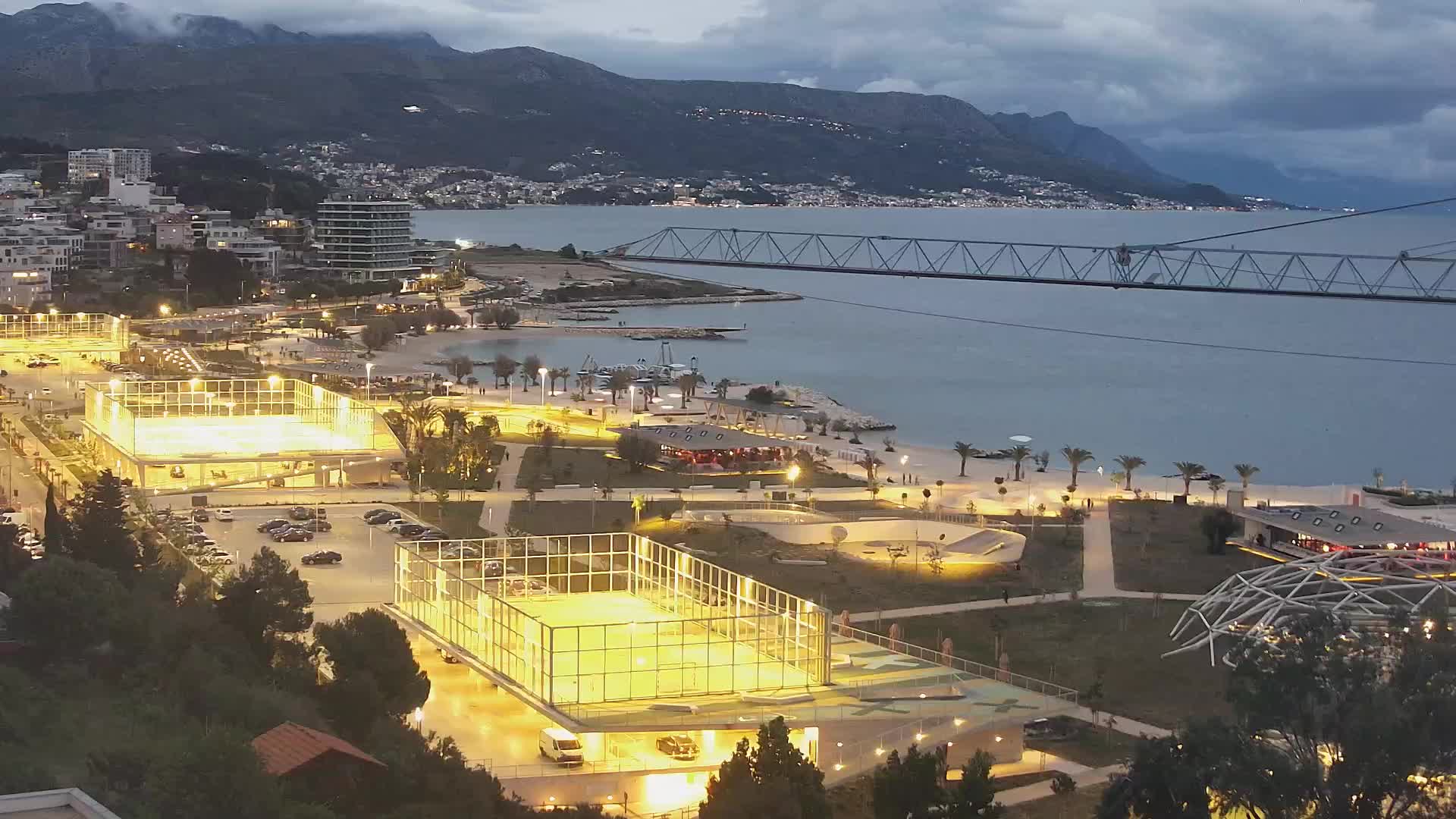 Plage Žnjan et installations sportives – Split