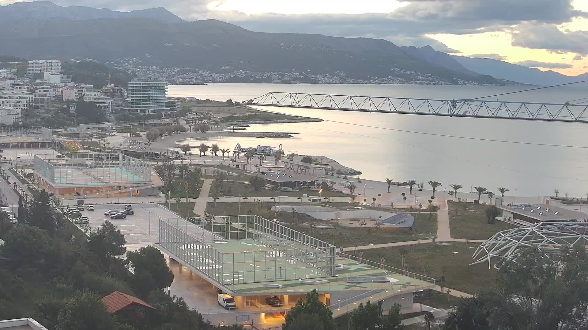 Plage Žnjan et installations sportives – Split